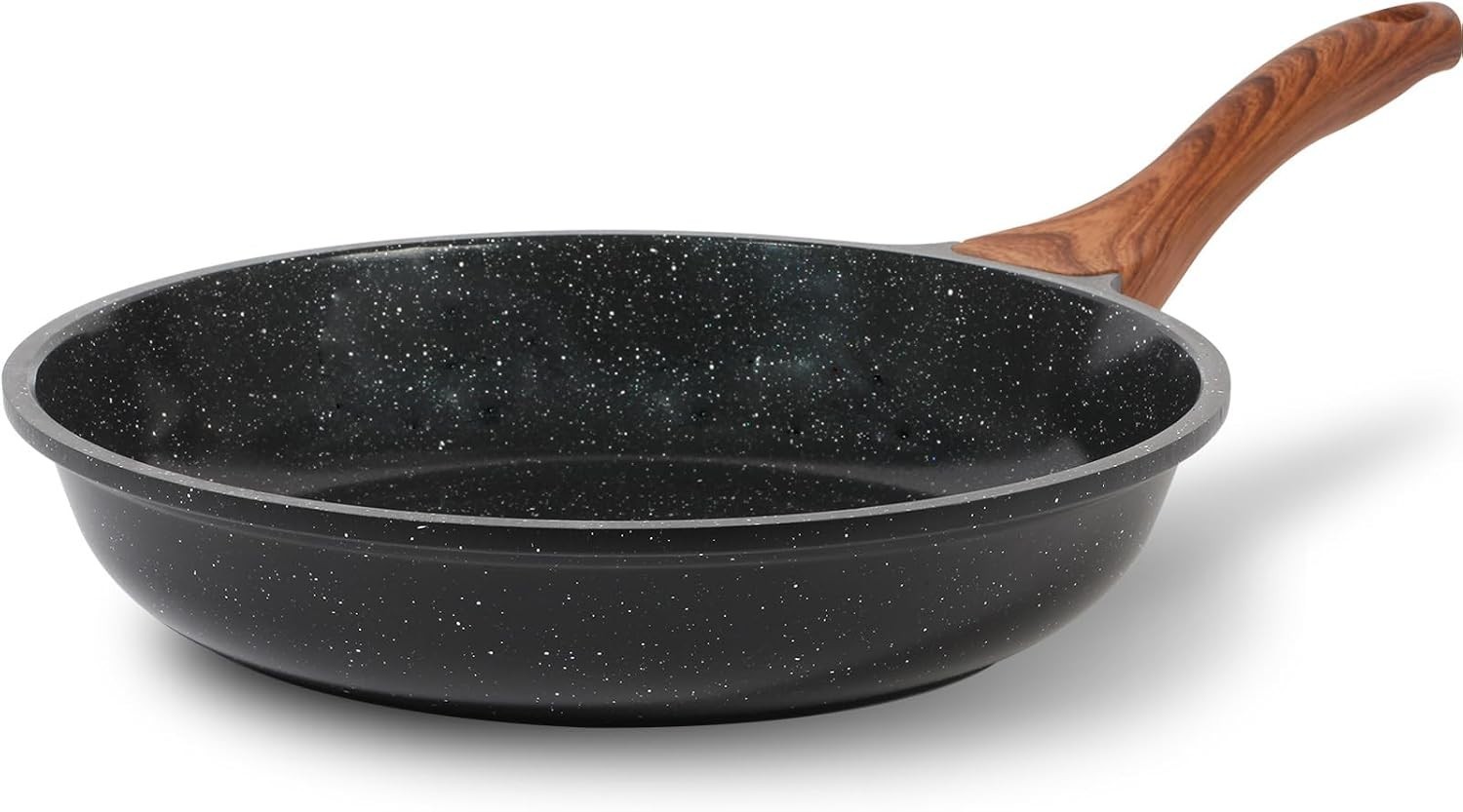 Durable 8-Inch Non-Toxic Ceramic Frying Pan with Bakelite Handle – Easy to Clean