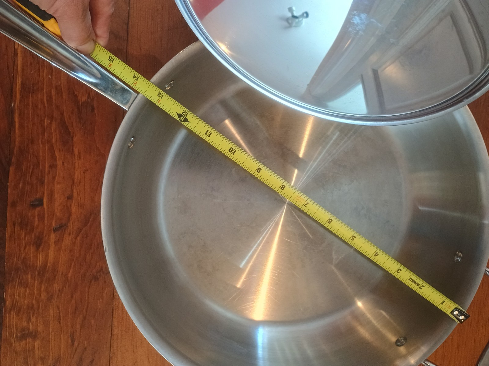 All-Clad 6 qt D5 Saute Pan with Lid Double Handle