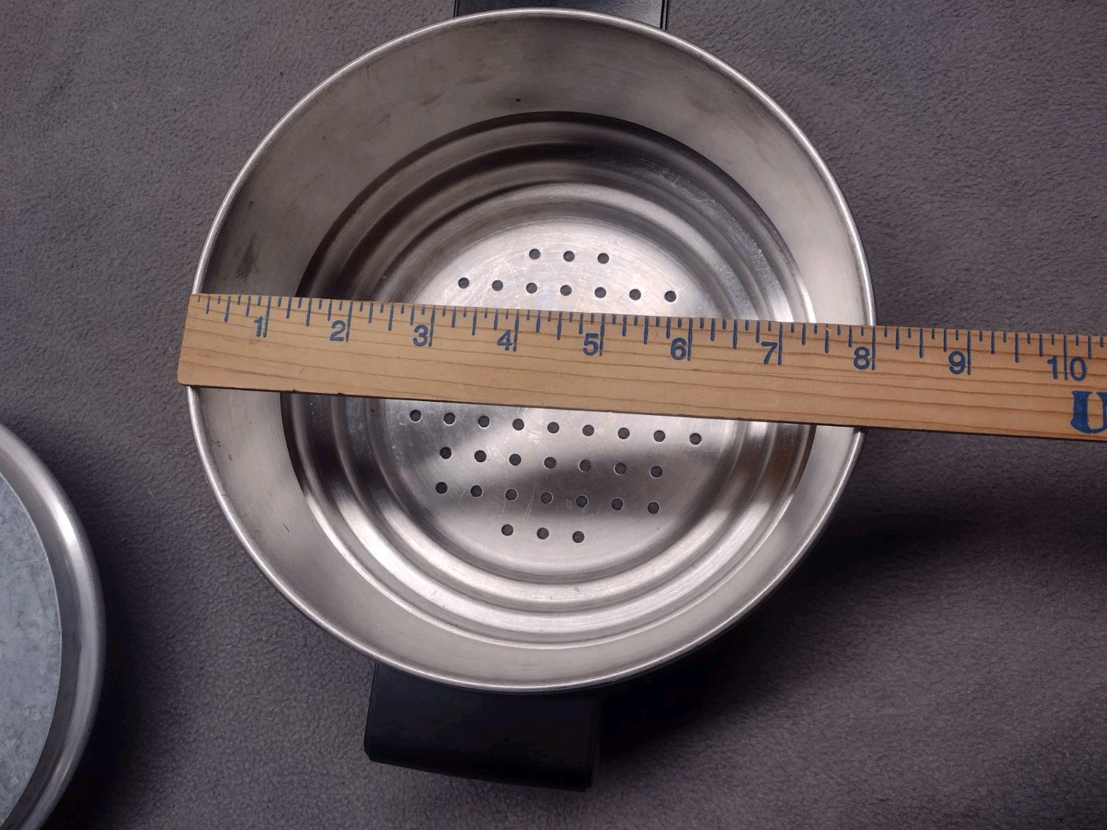 Stainless Steel Three Tier Steamer Insert Basket With Lid Unbranded