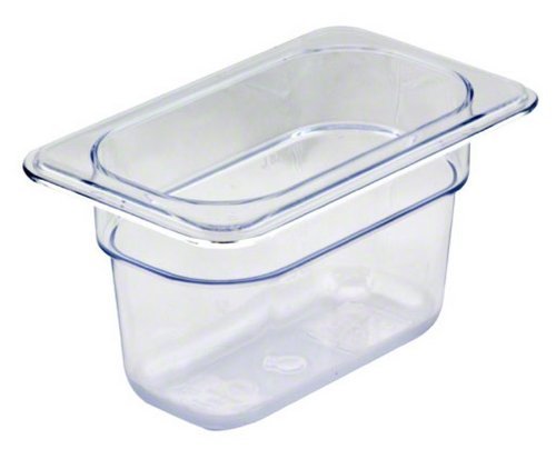 Cambro Camwear Regular Food Pan Clear .9 qt. 6.937″ L x 4.25″ W x 4″ H | 1/Pack