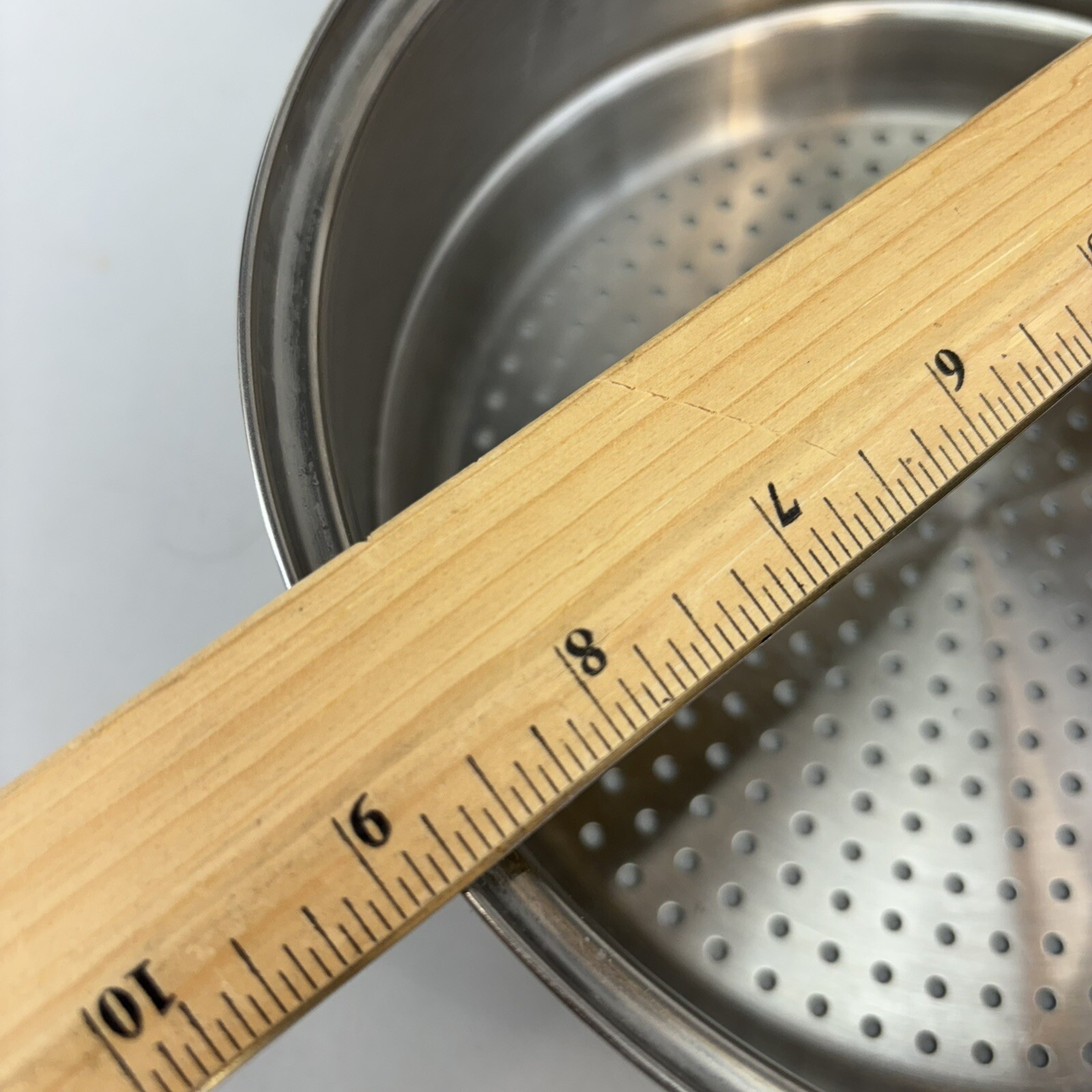 Lifetime T304 Stainless Steel 8.5” Steamer Insert Pot USA Cookware