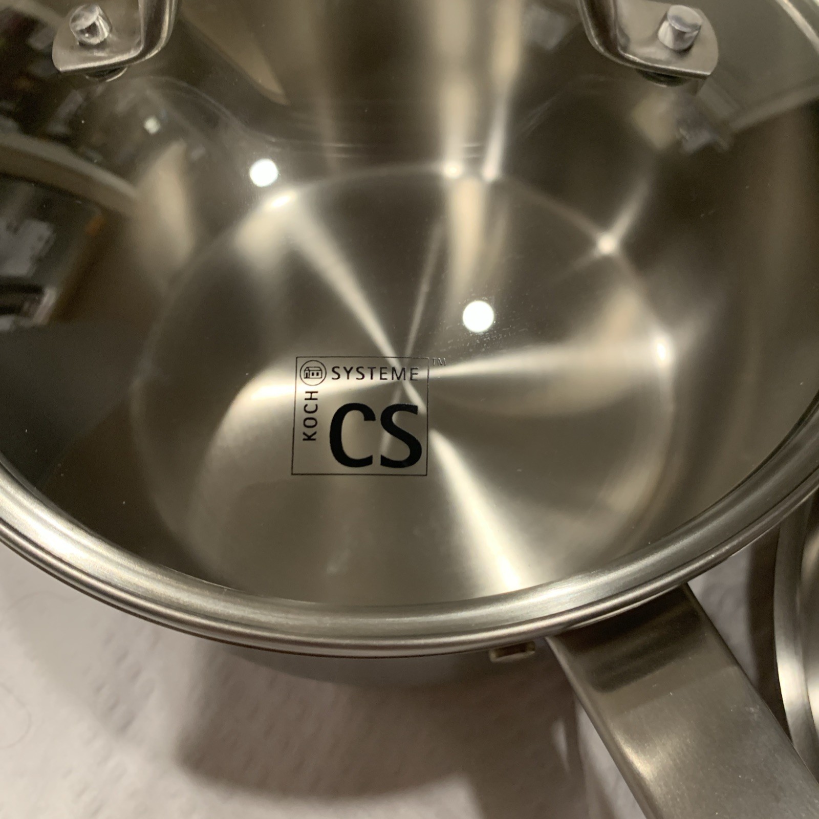 KOCH SYSTEME CS Stainless Steel Sauce Pan with Lid, 1QT & 2QT & 3QT Stainless