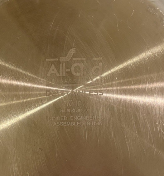 All-Clad D3 10″ Fry Pan Stainless Steel – With Lid