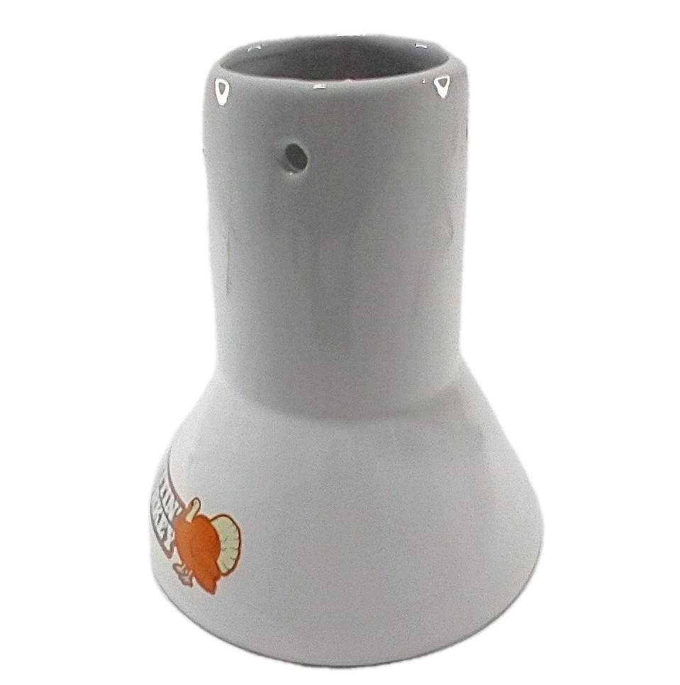 Sittin’ Turkey Ceramic Vertical Steamer Beer Can Roaster Infuser For Grill /Oven