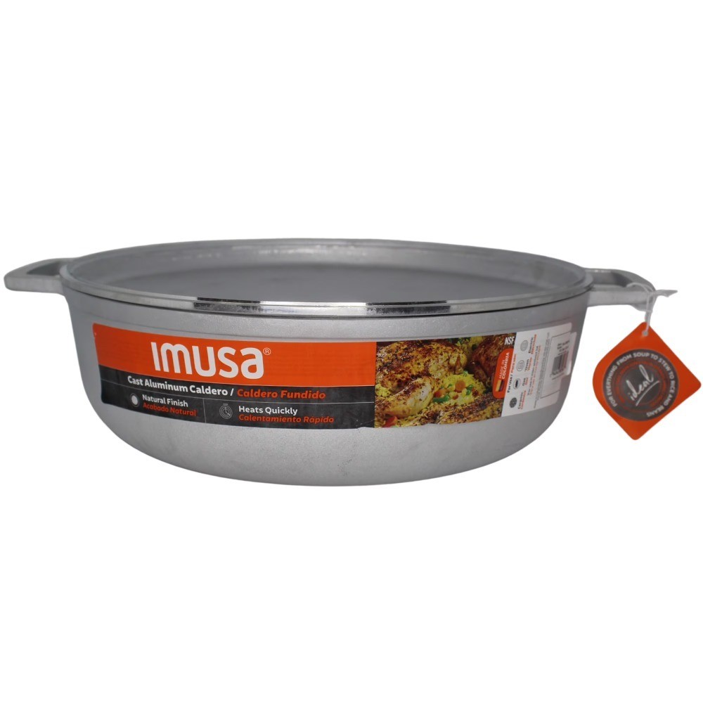 Cast Aluminum Caldero Dutch Oven Pot 11.6 Quart 36cm with Lid