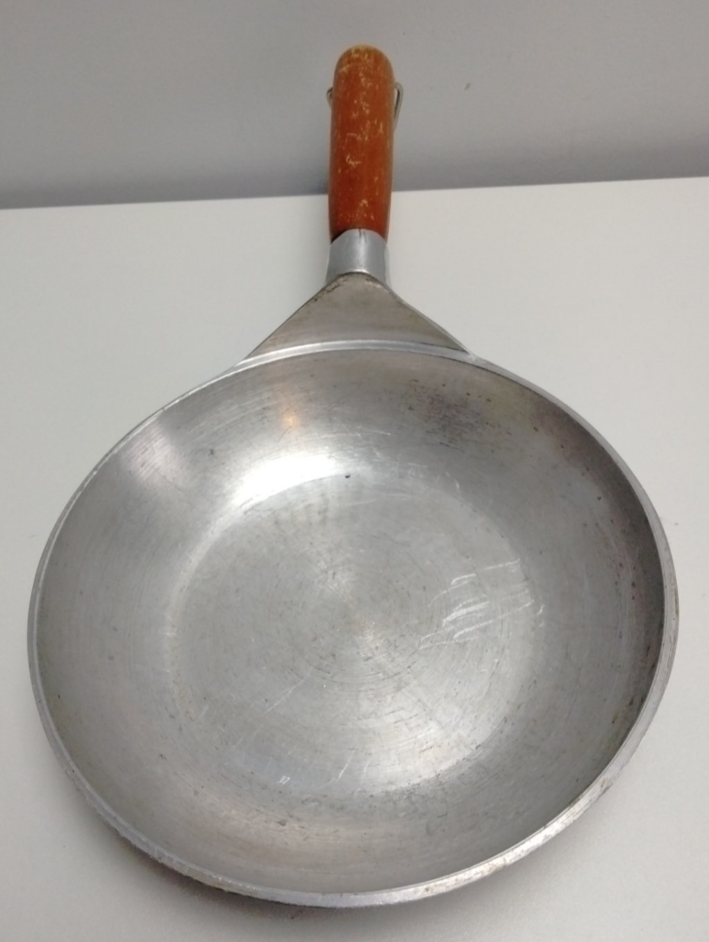 Daekor Korea 7.5-Inch Cast Aluminum Egg Skillet Wok Pan No Lid Vintage