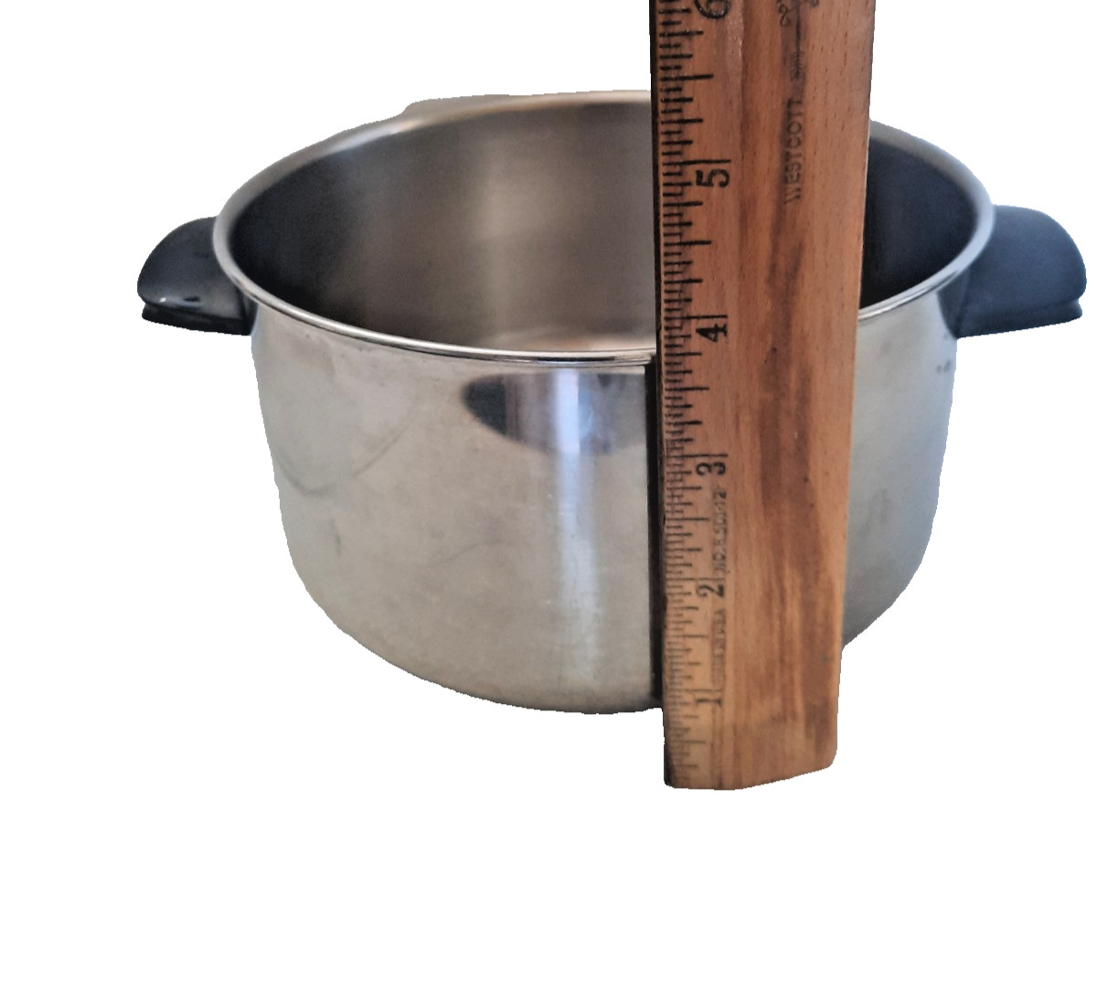 Farberware Aluminum Clad Stainless 2 Qt. Double Handle Stock/Saucepan Pot w/ Lid