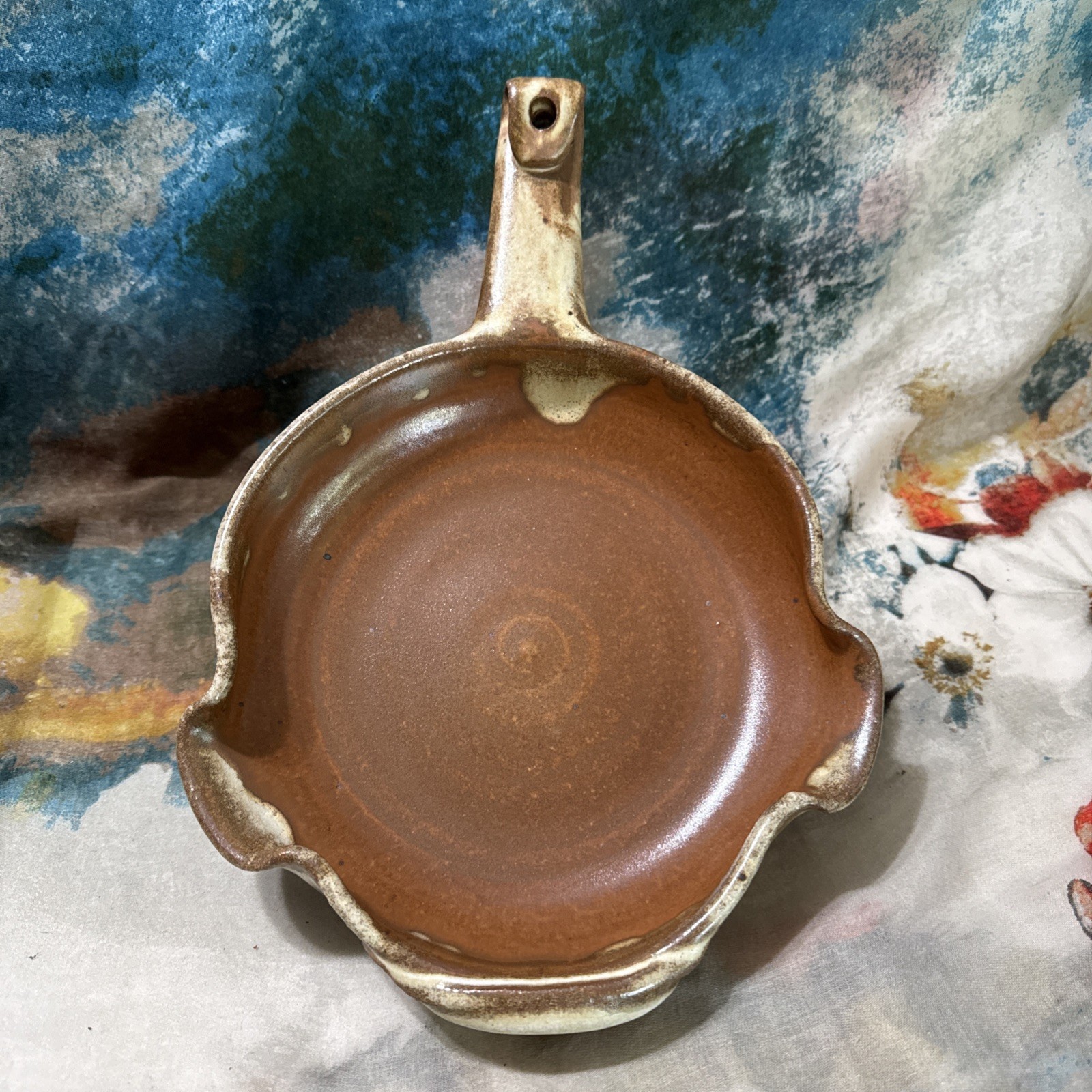 Terry Silverman The Pottery Works Flameware 9” Pan