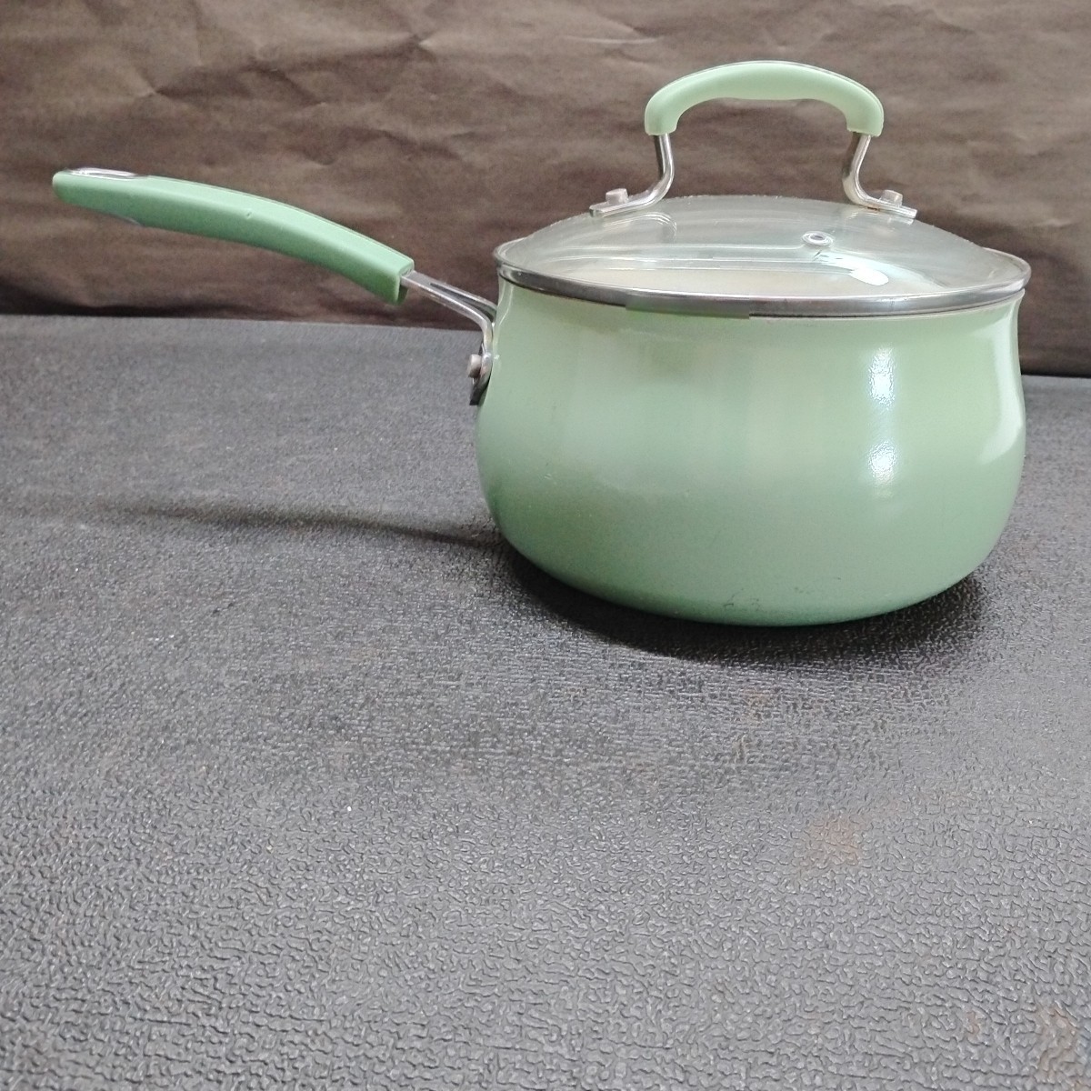 Pioneer Woman 2916TBT Teal Bell-Shaped Sauce Pan With Glass Vented Lid