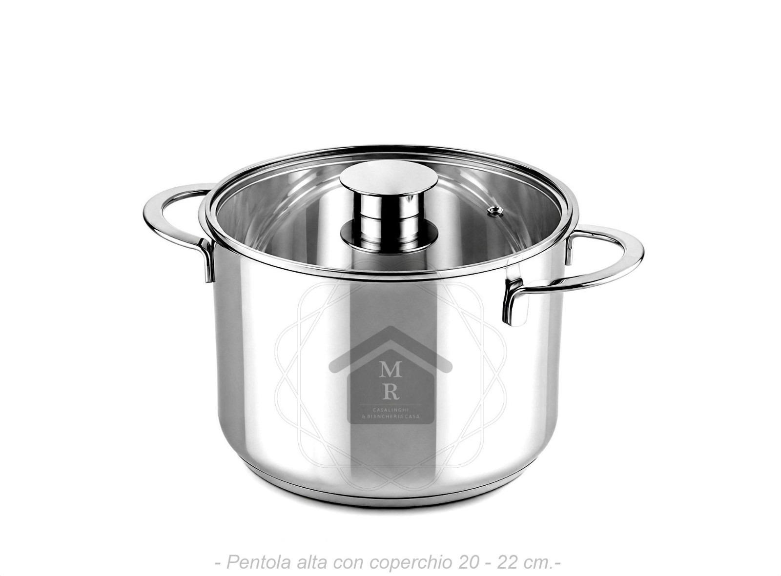 16 Piece 18/10 Stainless Steel Induction Cookware Battery Set