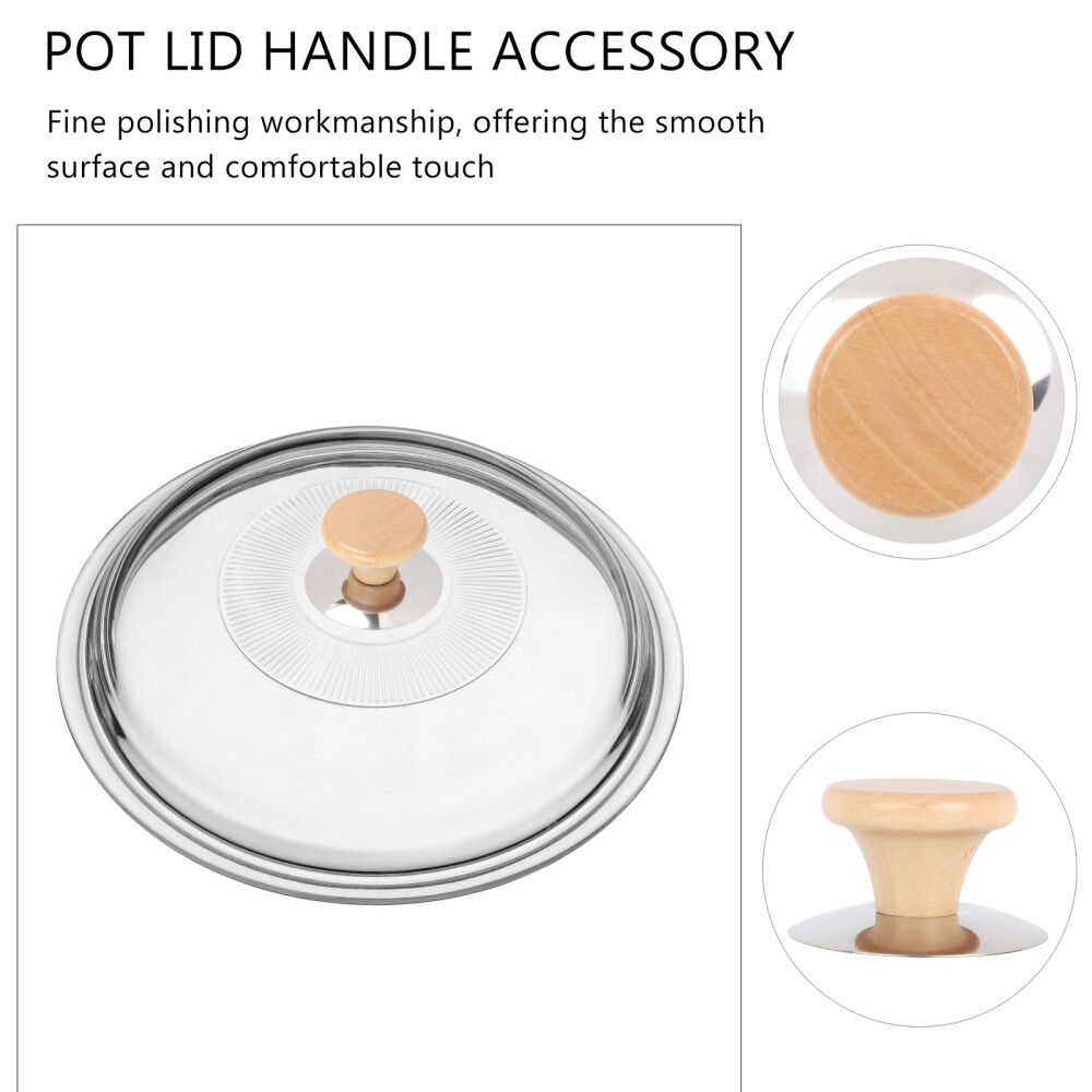3 Pcs Lid Handle Baby Pot Grip Replacement Handles Accessory Knobs for Cookware