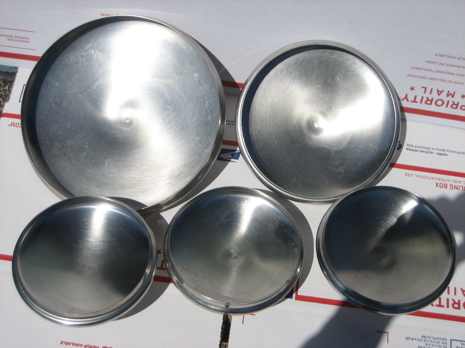 Revere Ware Replacement Stainless Steel LIds for pots & Pan 5 1/2 6 7 8 9 10 12″
