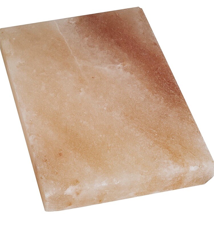 Tiabo Himalayan Salt Plate & Stainless Steel Holder, Salt Slab Block, for Grill