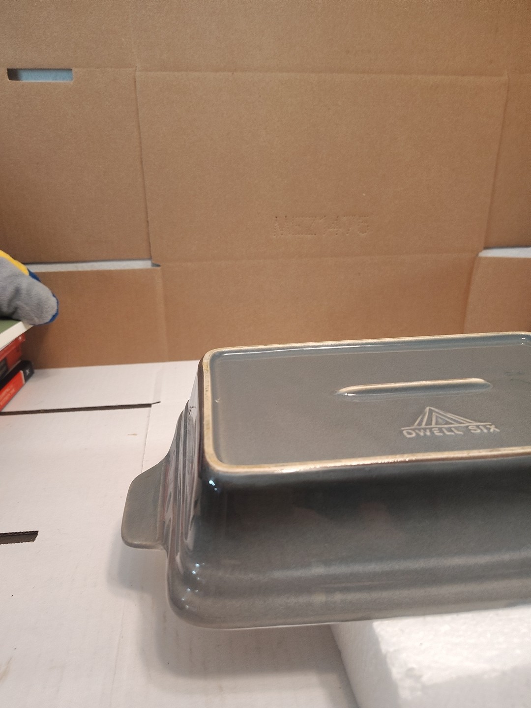 Dwell Six Avacado Green Stoneware Limited Edition Brownie Casserole Dish 8×6