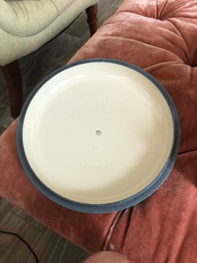 LE CREUSET CAST IRON ROUND BRAISER 2.25 QT #26 Turquoise