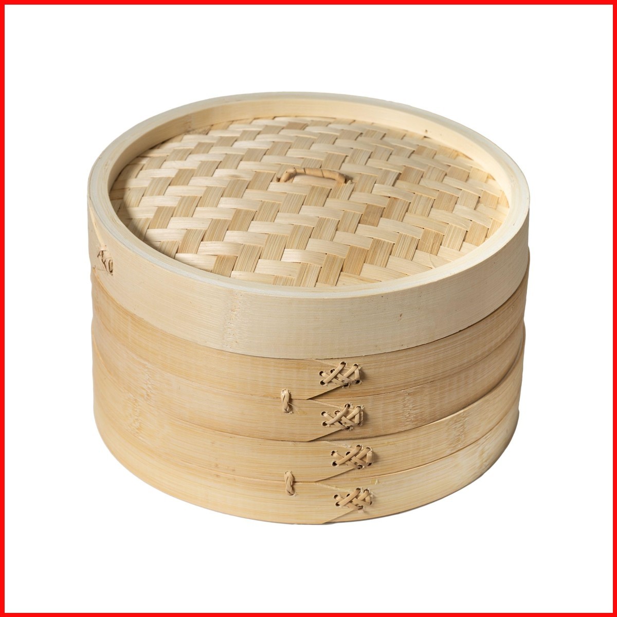 Joyce Chen 2-Tier Bamboo Steamer Baskets 10-Inch J26-0013