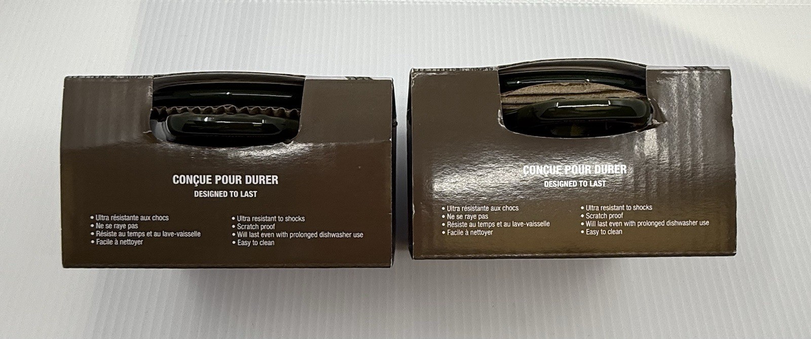Staub Mini Cocotte Basil Green Ceramic Set of 2, 10cm, Dishwasher Safe