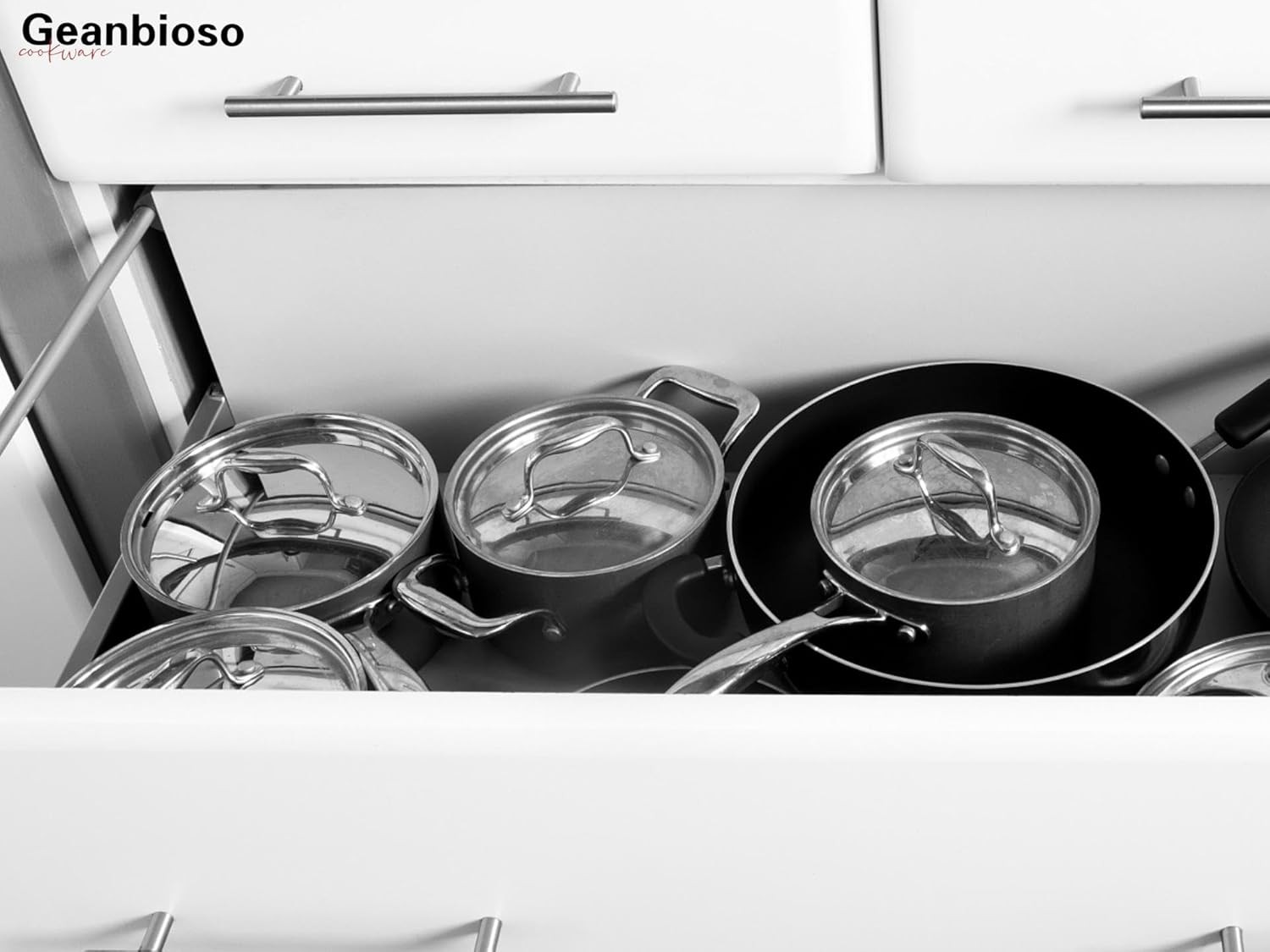 Professional 8-Piece 5-Ply Stainless Steel Cookware Set – Induction & Oven Safe