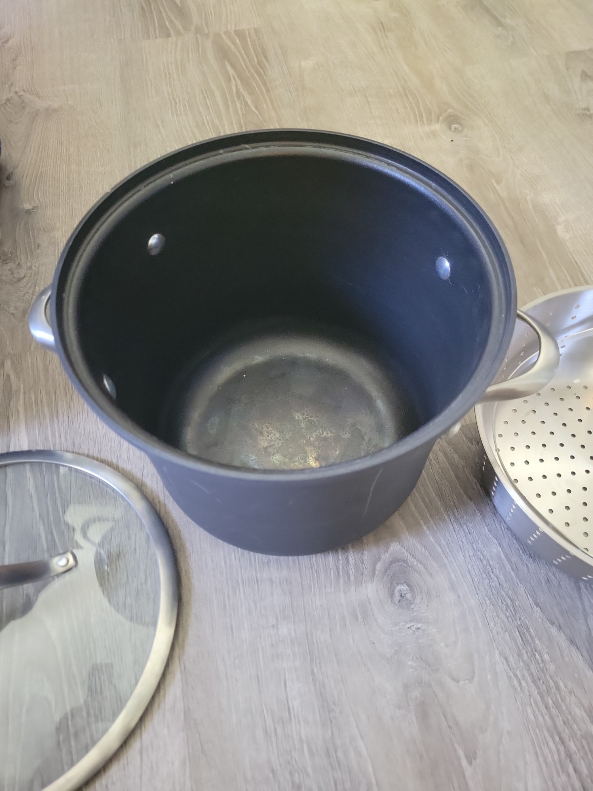 Calphalon 8qt Hard Anodized Nonstick Multipot Pan Pot Steamer Pasta Cooker Oven