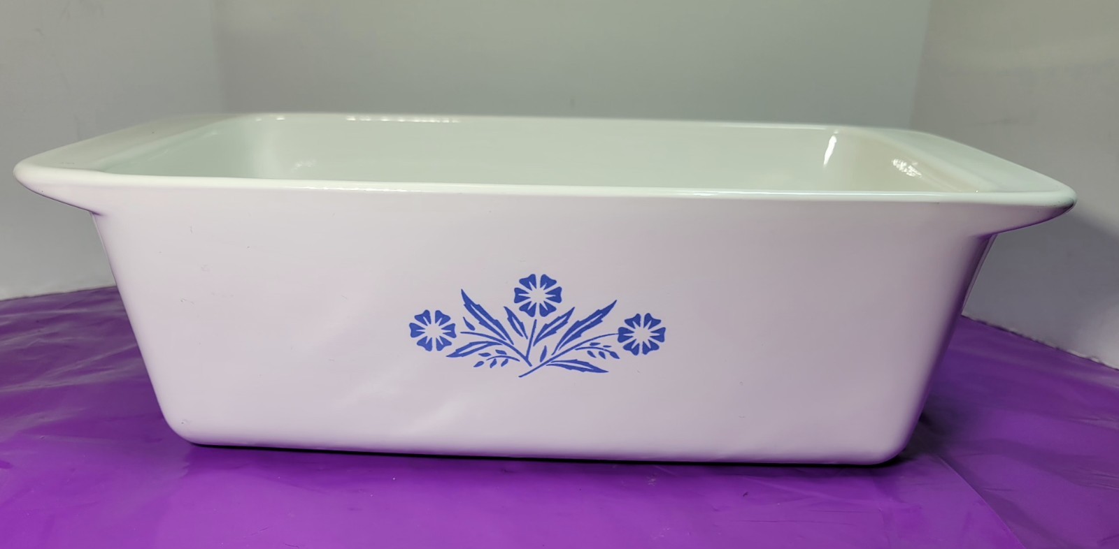 CorningWare Blue Cornflower P-315 B Loaf Pan 2 Quart 9″ x 5″ x 3″ Vintage