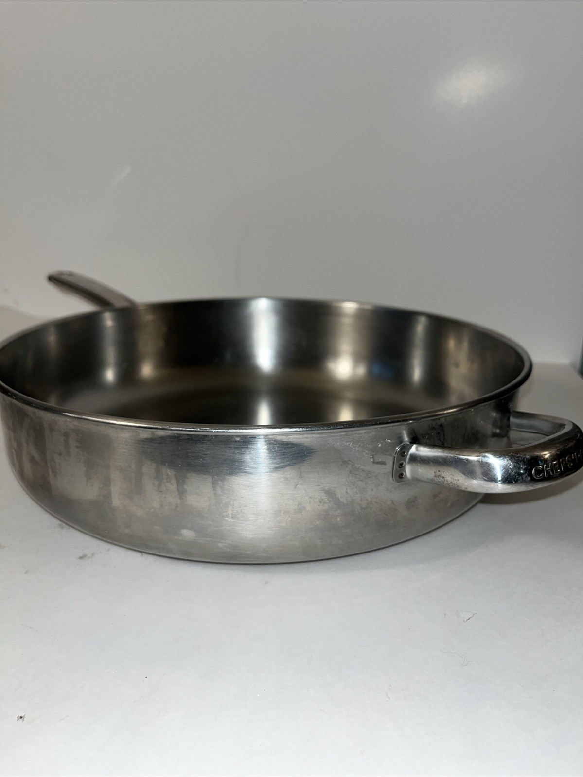 CHEF’S PRIDE INTERNATIONAL ALUMI STAINLESS TRI PLY BASE CUISIN WARE Frying Pan