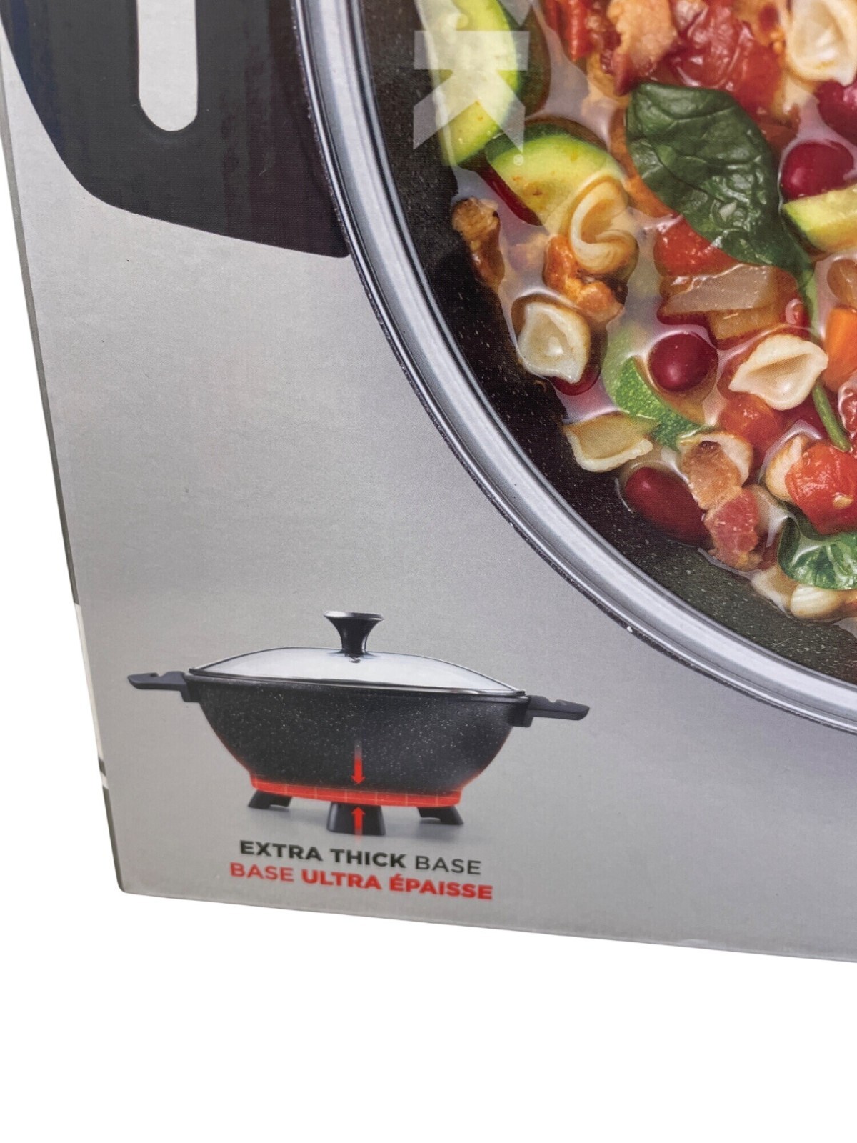 Starfrit The Rock 4.8 Qt Electric Multi-Pot With Tempered Glass Lid SKU 8365