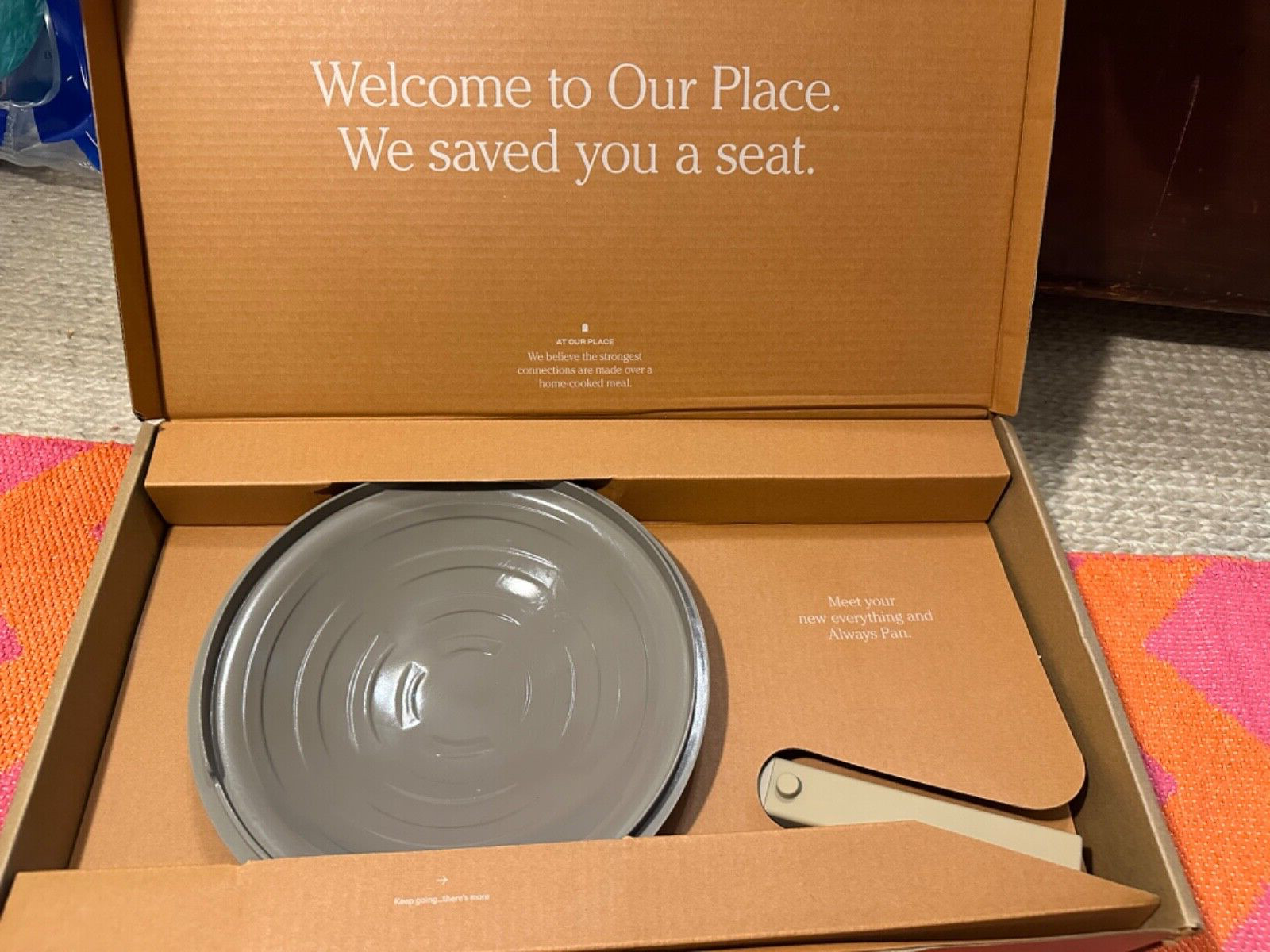 Our Place Always Pan 2.6 Qt 10.5” w/ Wooden Spoon + Steamer Basket -2.0 Steam