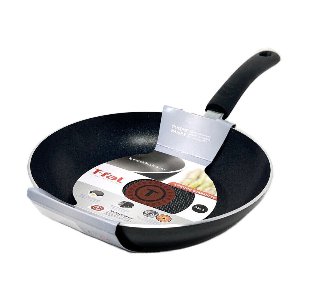 T-fal 8″ Frying Fry Pan Nonstick Skillet w/ Silicone Handle NEW