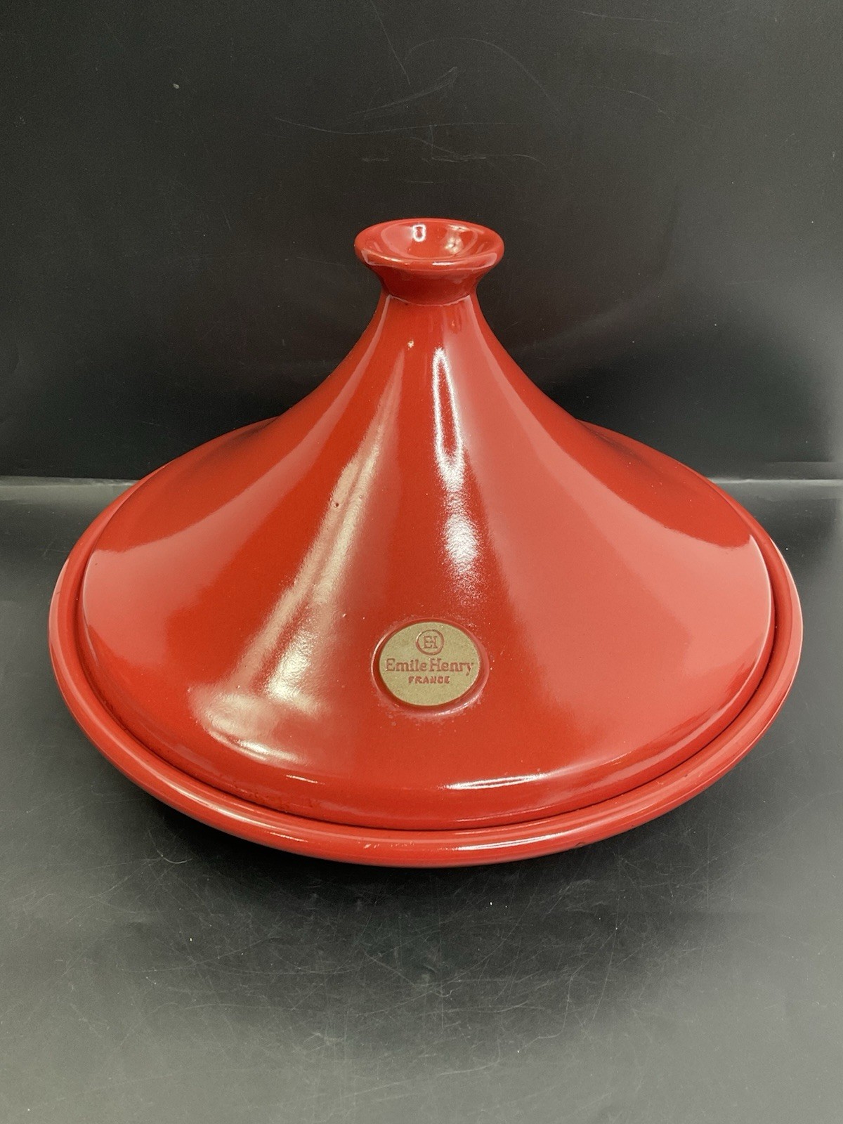 Emile Henry Flame Tagine 3.7 qt Red , Made in France