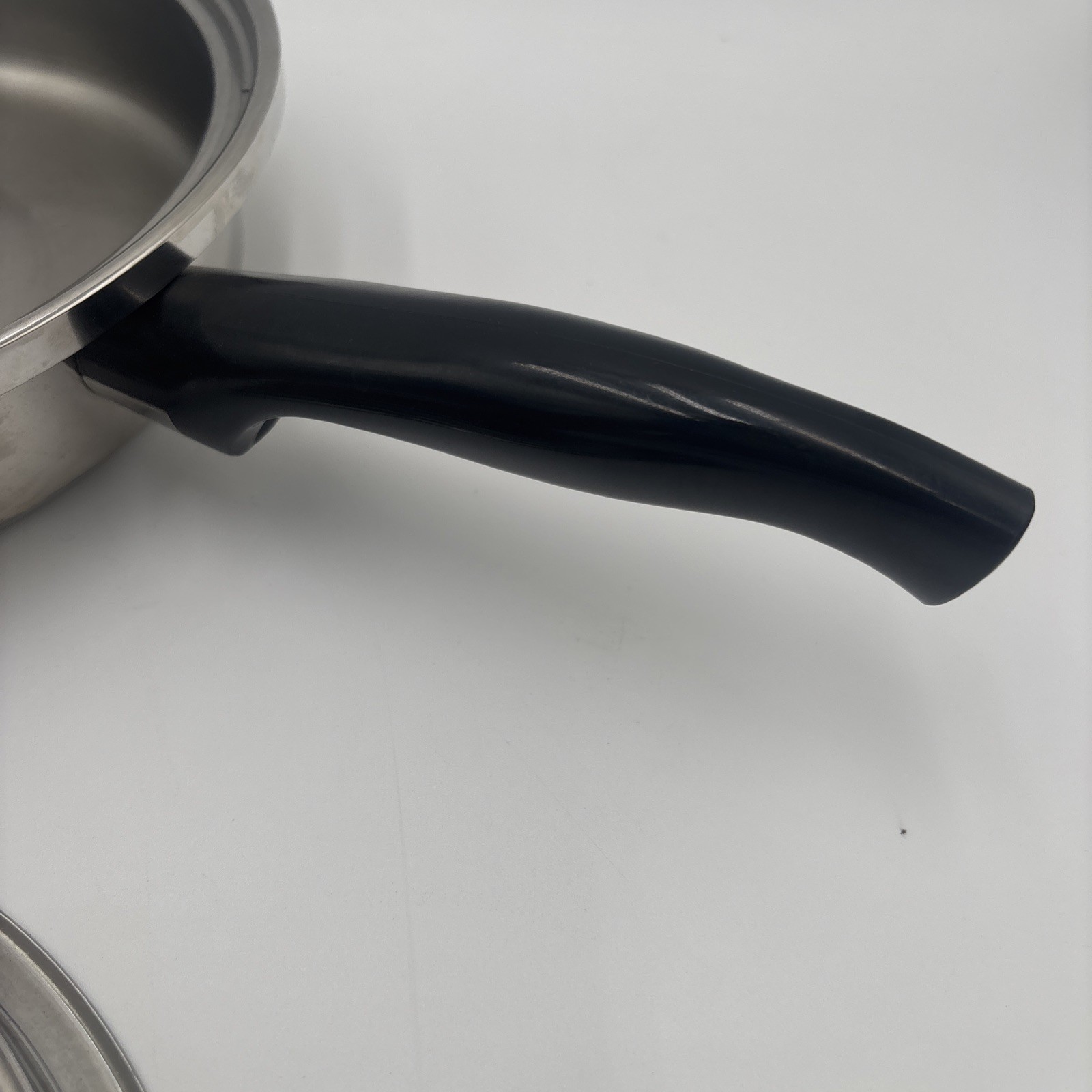 VINTAGE Kitchen Craft 1.5 Qt 9″ 5 Ply Multi-Core Stainless Saucepan/Skillet