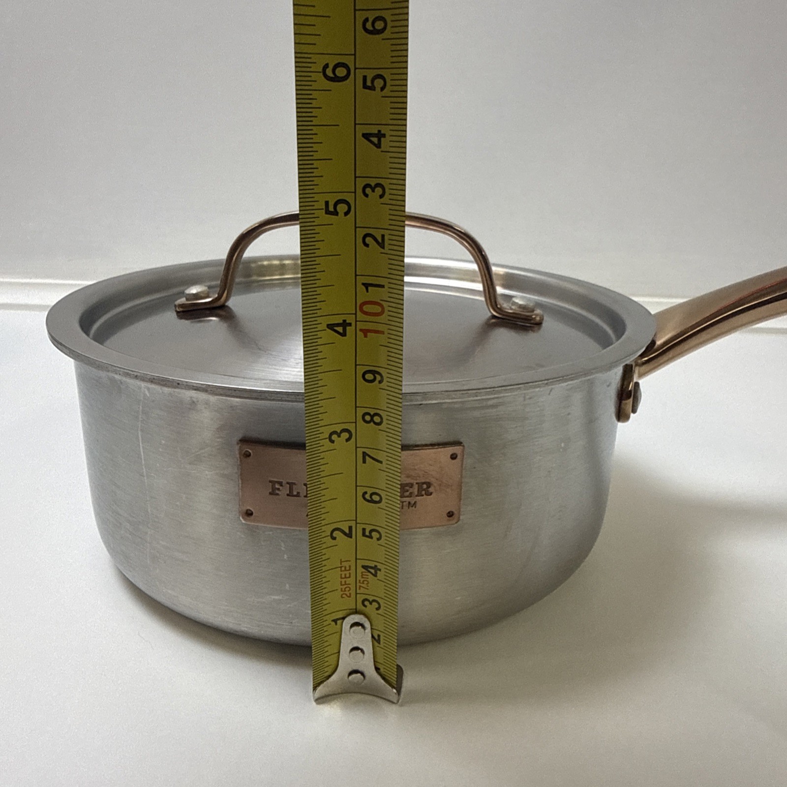 Fleischer & Wolf ES2000 Tri-Ply Stainless Steel Copper Pot & Pan Set 7 Pc