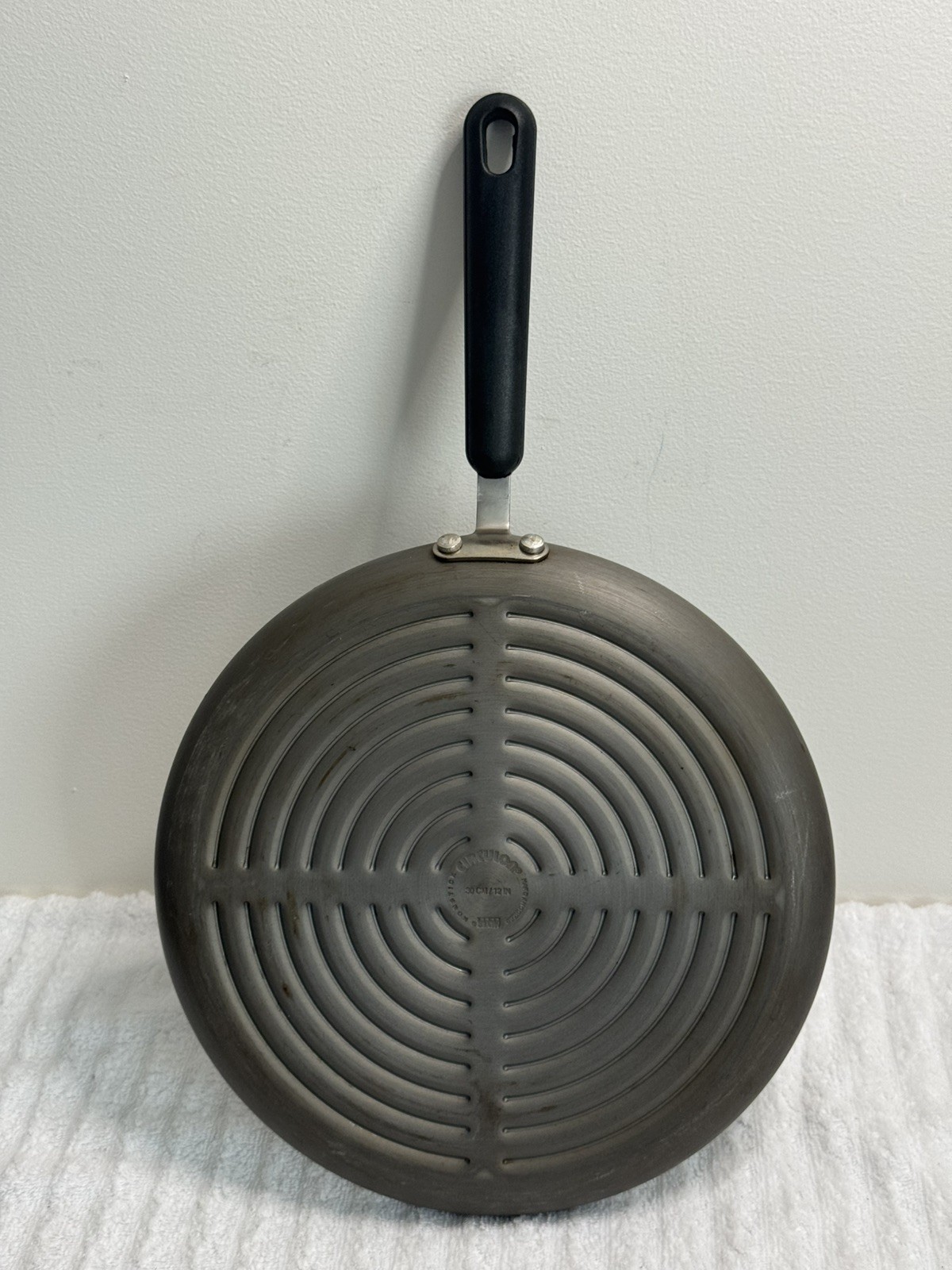 Circulon 12″ Pan Non Stick Hard Anodized Circular Flat Skillet Grill Griddle Pan