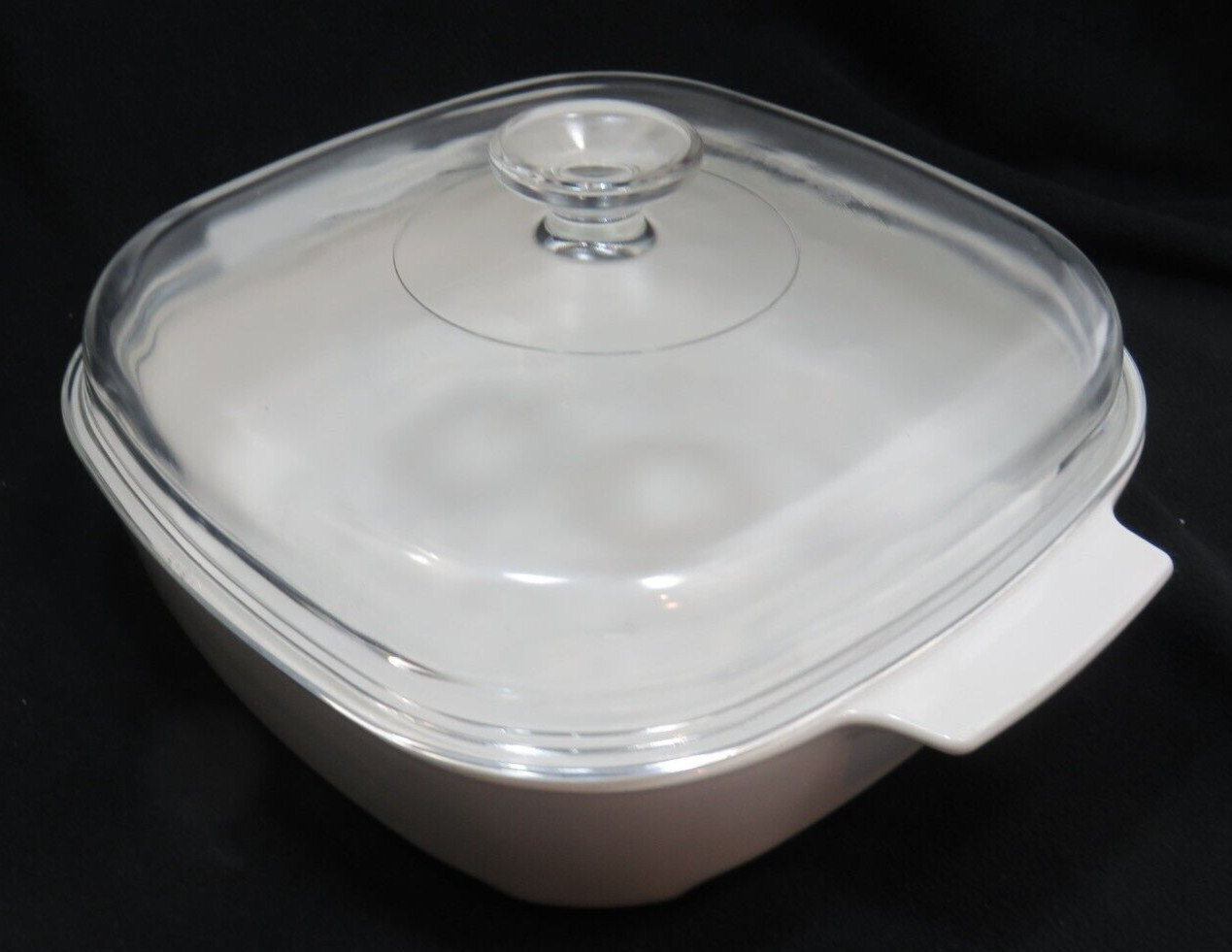 Vintage Corning Ware 2 Quart Microwave Browning Dish with Lid MW-A-19
