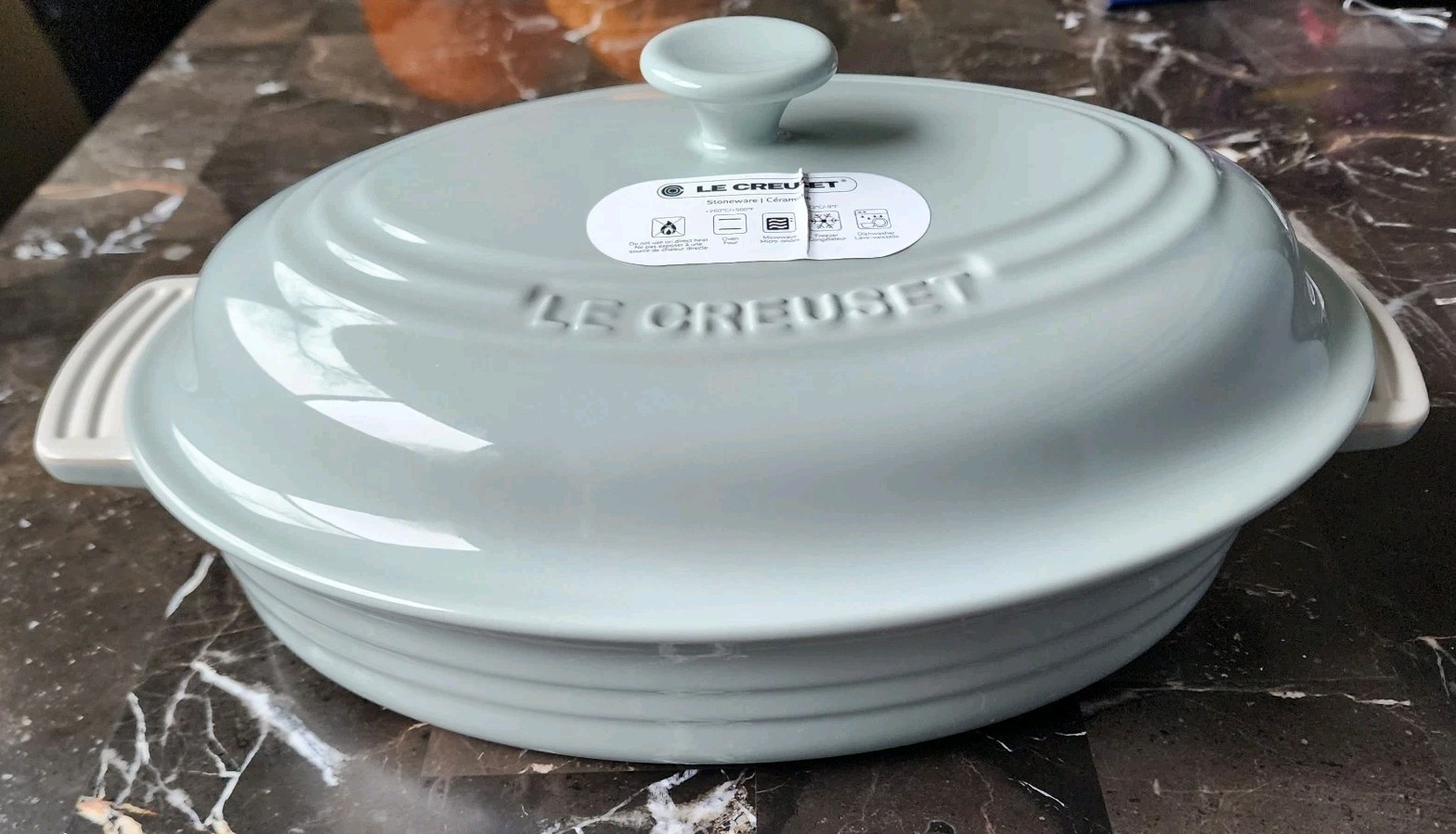 Classic 27cm/1.7L Oval Dish w/Lid Pistache