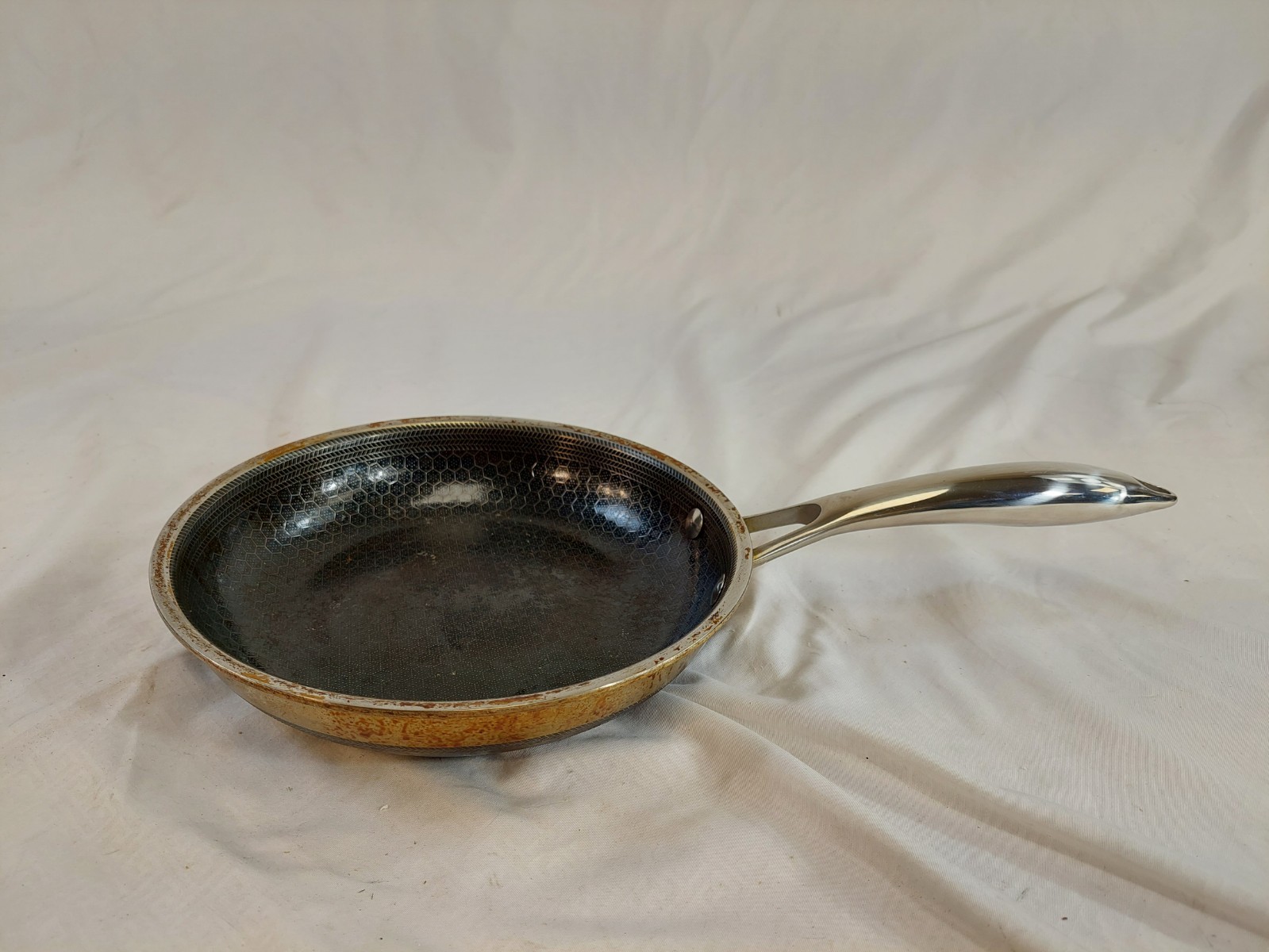 Hexclad 8 Inch Sauté Frying Pan Hybrid Nonstick