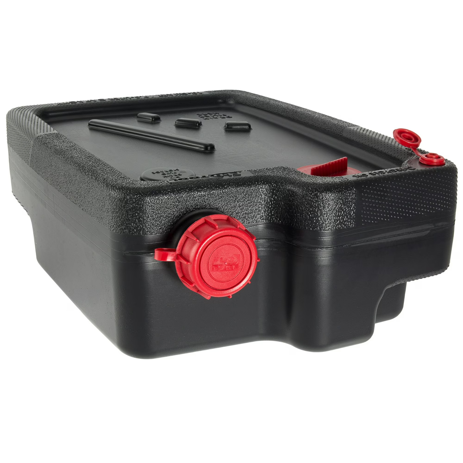 Hyper Tough 10 Quart Automotive Drain Pan Container, HT-10QT-2025, Black