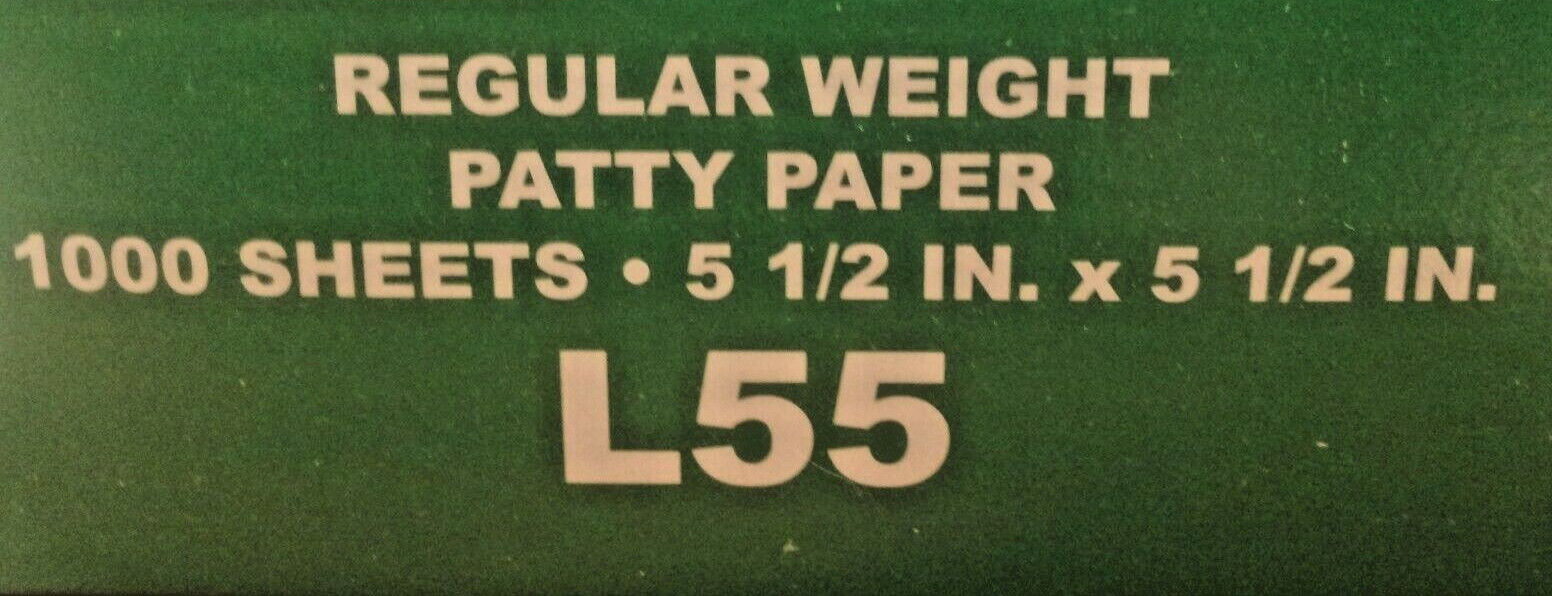 (1000 SHEETS) PATTY PAPER 5.5″ x 5.5″ HAMBURGER/DELI POP UP NO HOLES/LOT #2