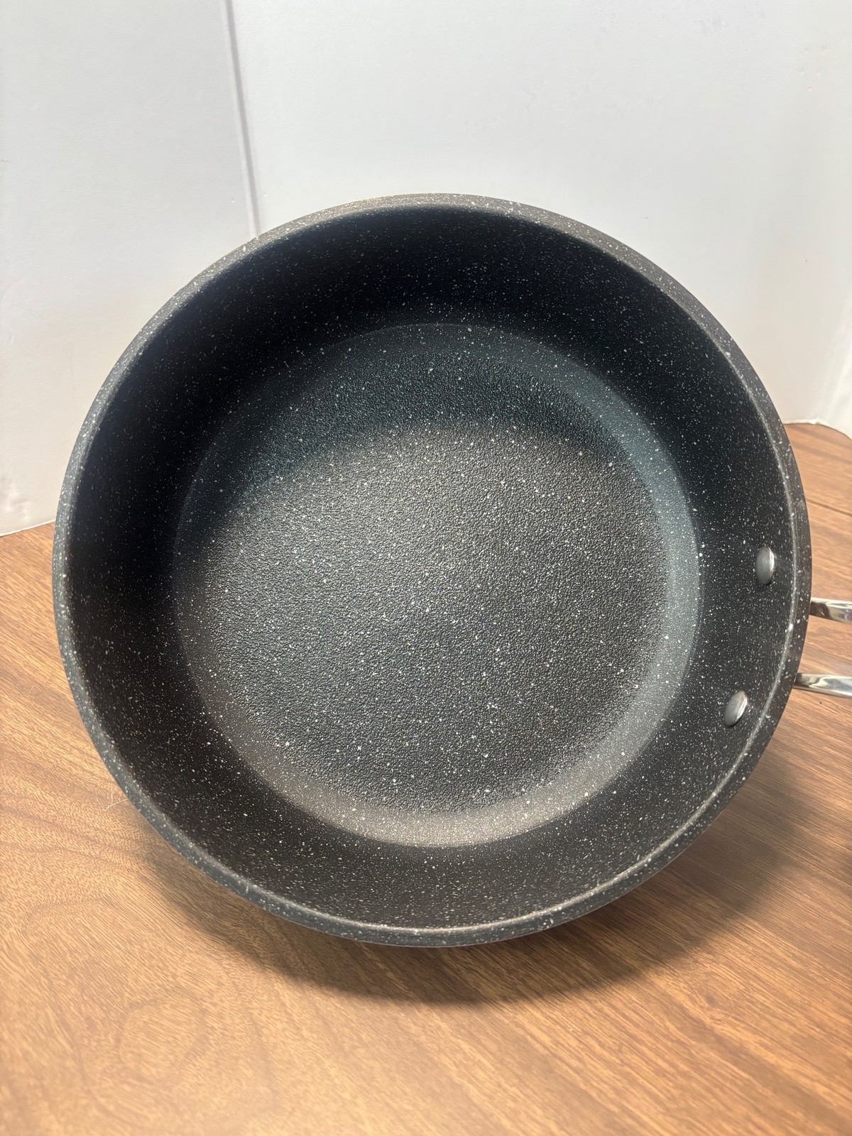 Heritage The Rock Nonstick Deep Frypan 10″ No Lid Forged Aluminum Ergonomic