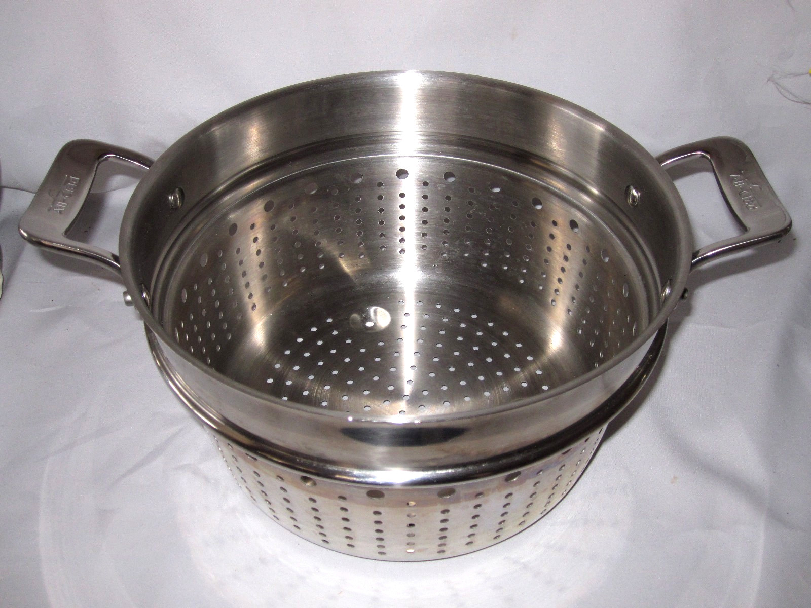 All-Clad Essentials 18/10 Stainless Steel Colander 11 3/4″ D x 6″ H