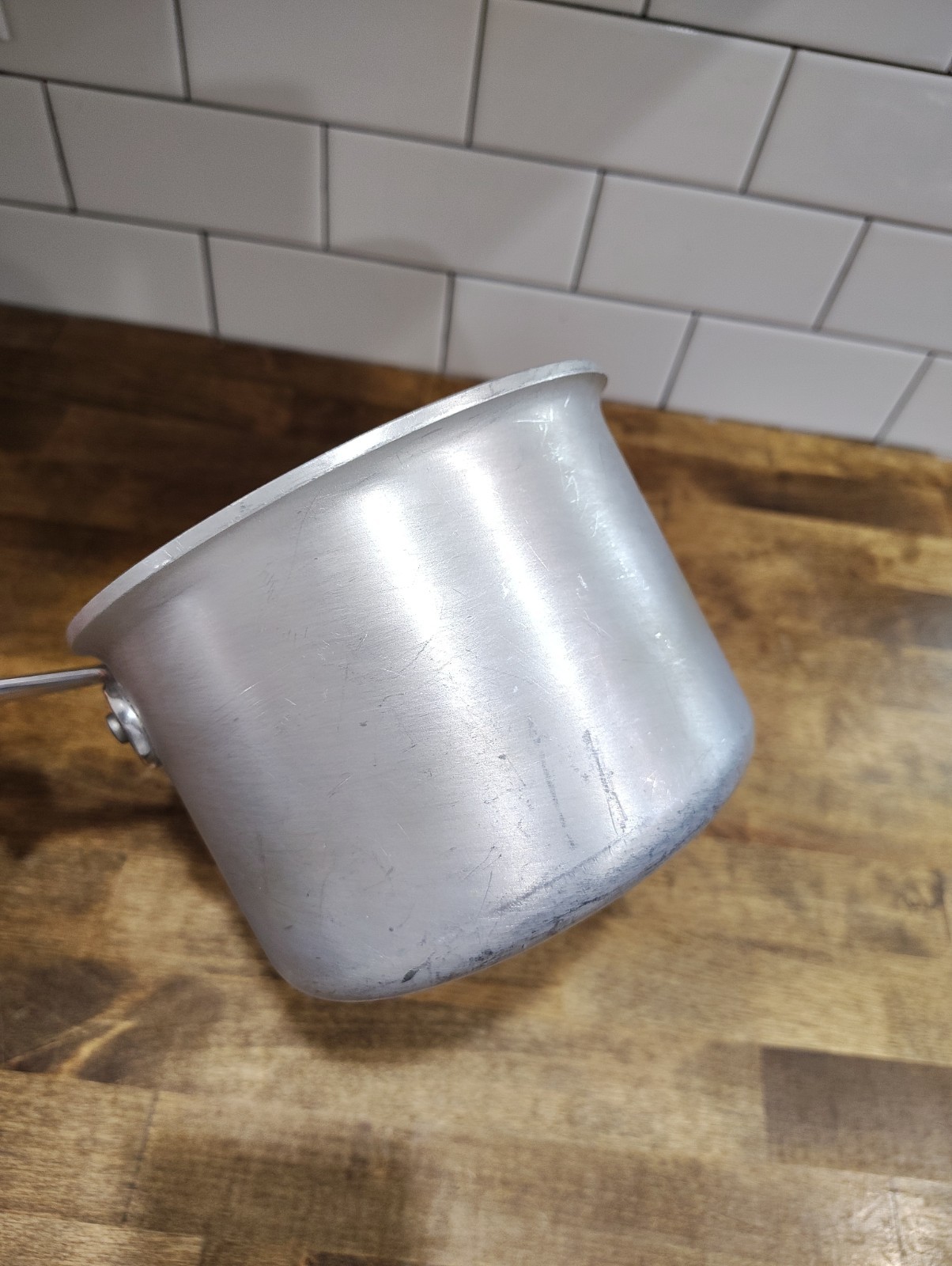 ALL-CLAD MC2 2 Qt. Saucepan Metal Crafters Master Chef Brushed Stainless No Lid