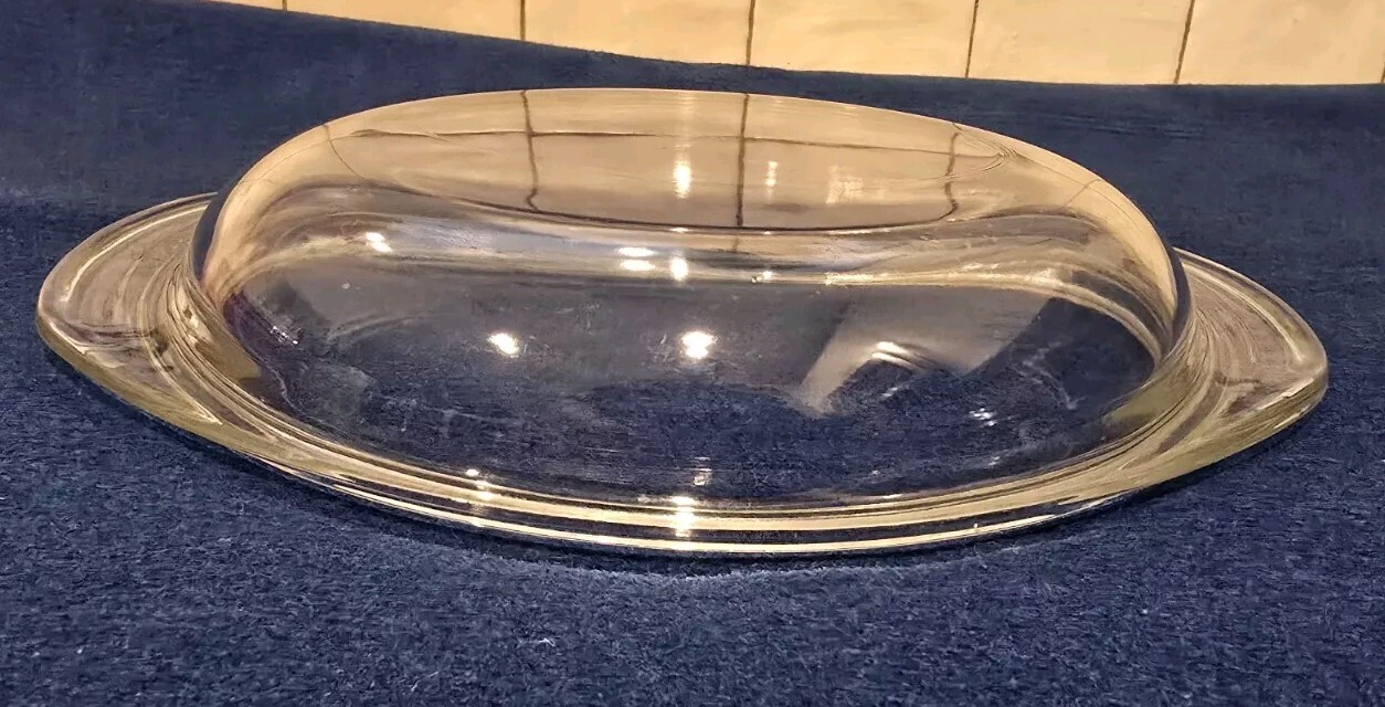 Vintage Pyrex Clear 684-C Bubble Lid Replacement For 024 D Handle Bowls