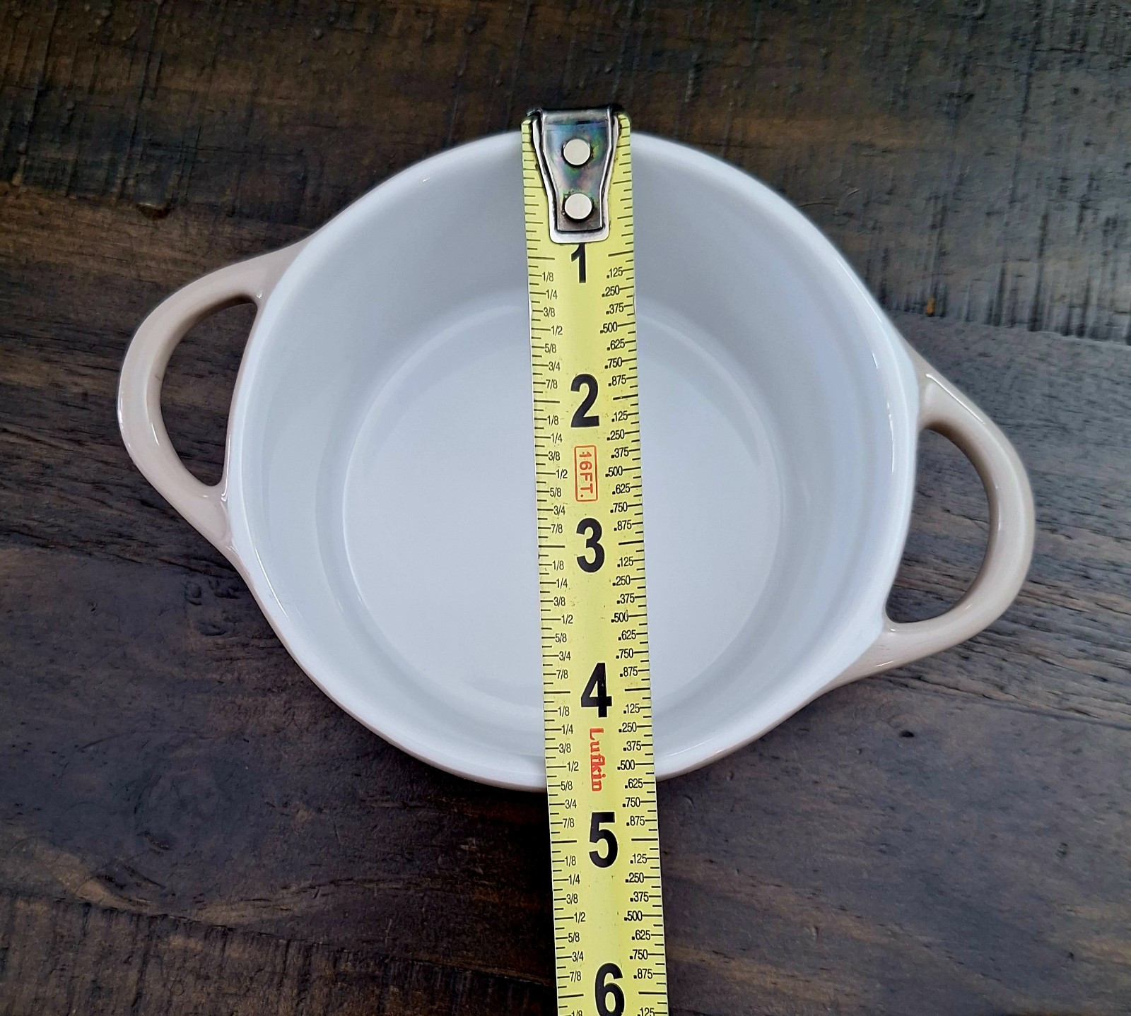 Mini Cocotte Dish with Lid Stoneware Taupe 3 1/2″H X 6 3/8″L X 4 5/8″W
