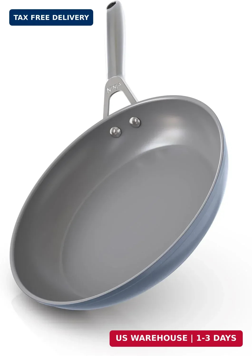 Ninja Ceramic Pro 10.25″ Fry Pan, NonStick Pan, Nontoxic, PTFE Free, Ceramic Coa