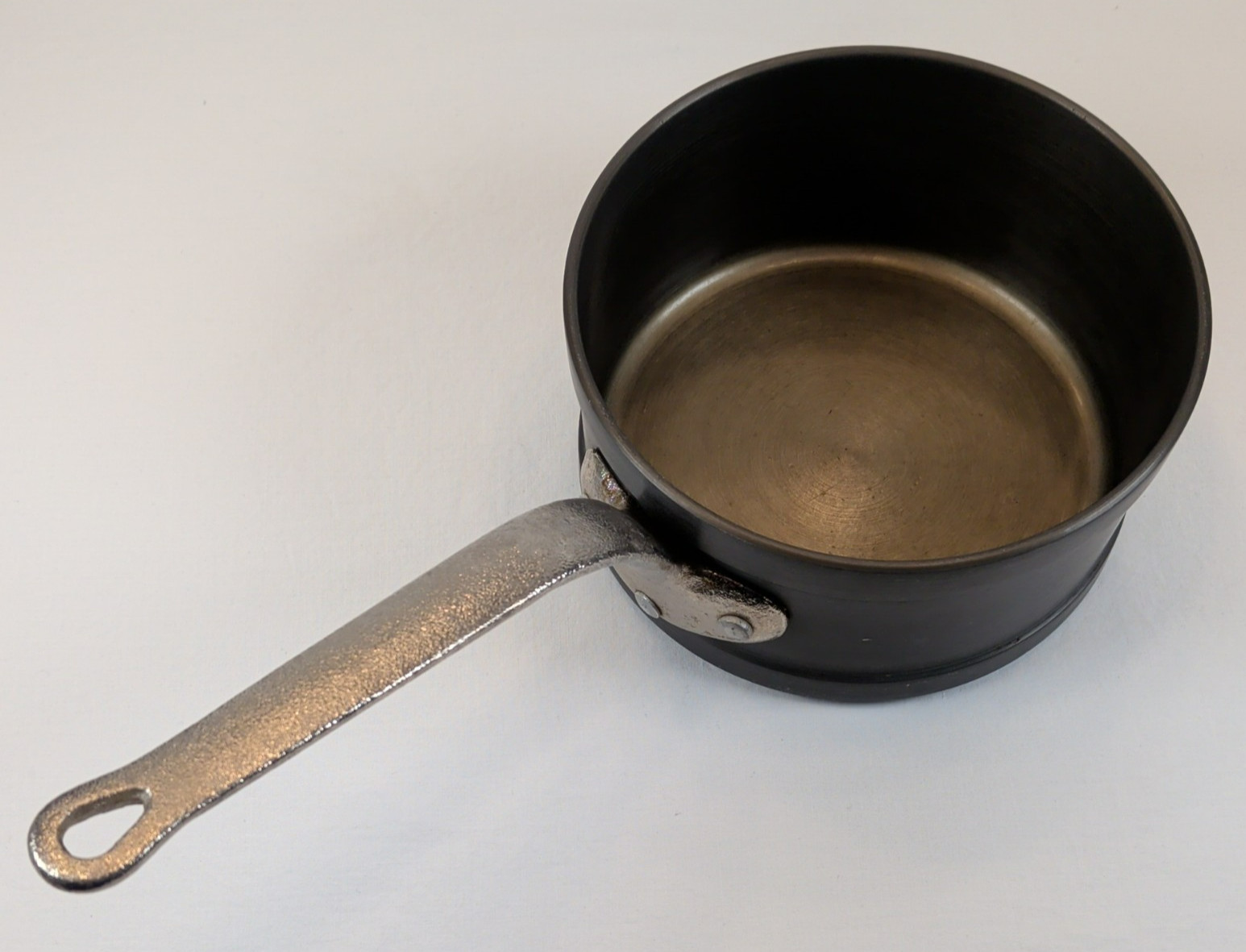 Vintage Chef’s signature 6 1/2″ x 3 1/4″ Saucepan, Aluminum Cookware NSF France