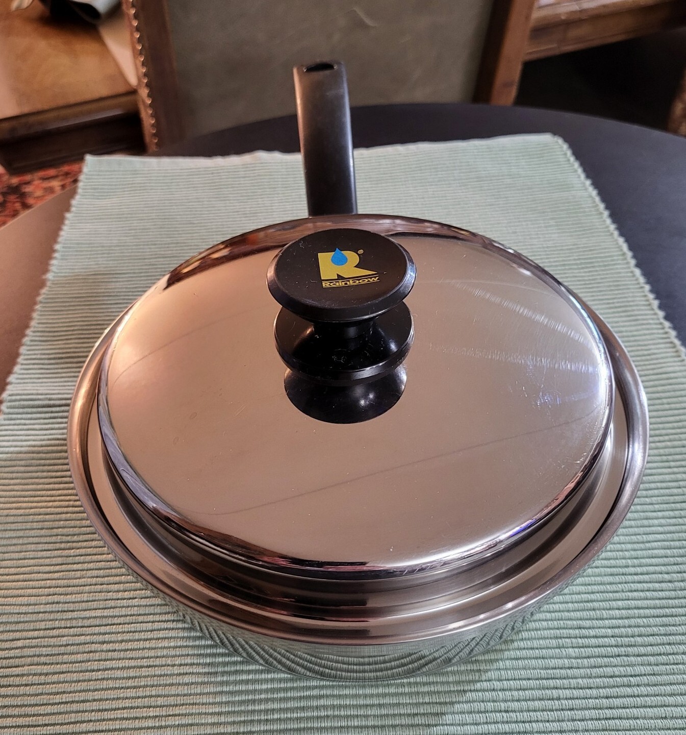 VTG RAINBOW SAUCE PAN POT COOKING SYSTEM 8″ LID SURGICAL STAINLESS STEEL 🇺🇸