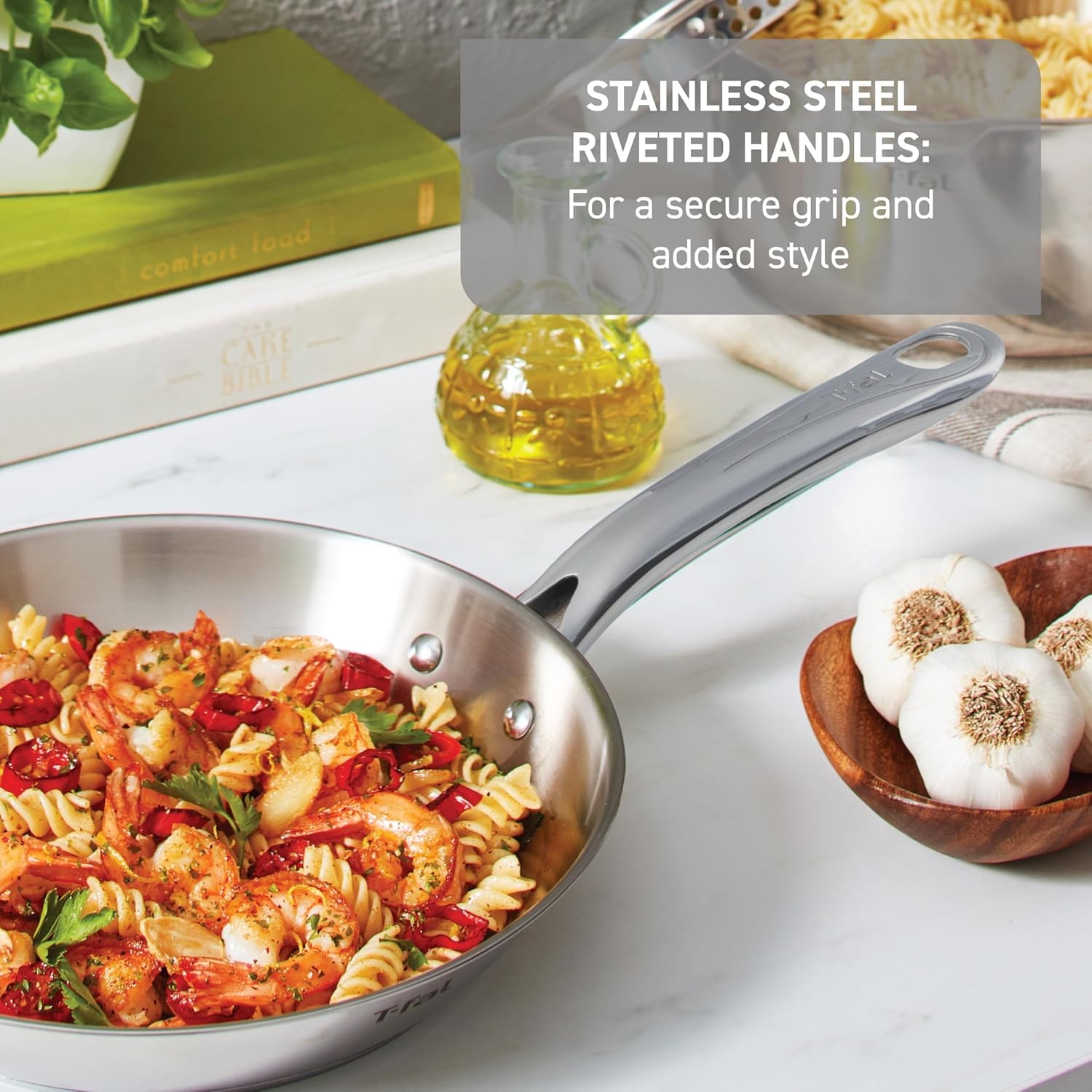 Stainless Steel Cookware Set 11 Piece Induction Cookware Oven Safe to 500°F