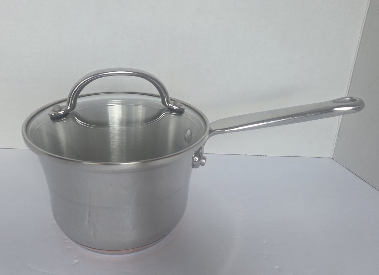Kitchenaid 1.75 Qt 1.7 L 5-Ply Full Cap Copper Base Induction Compatible w/Lid