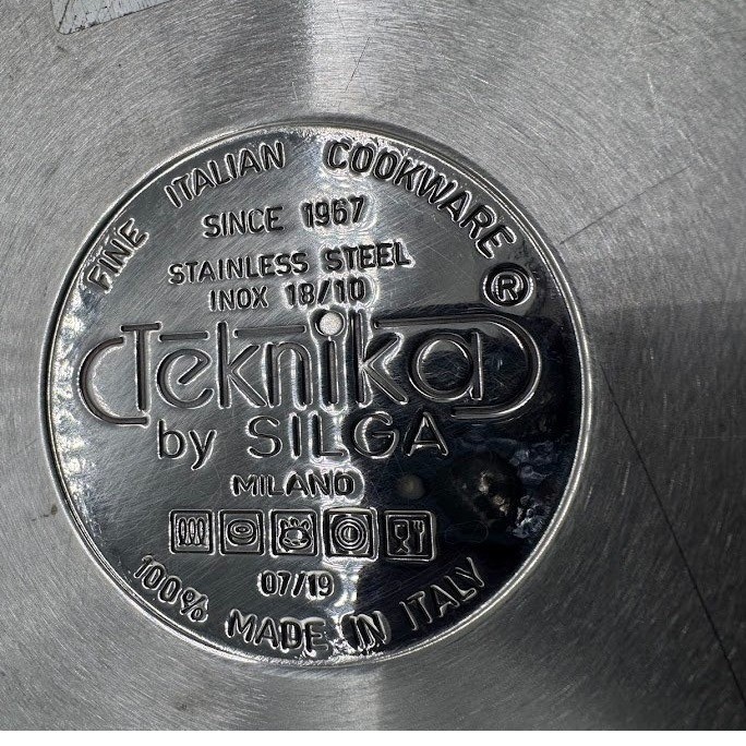 Silga Design Milano Teknika 18/10 Stainless Steel 28cm Casserole Pan with Lid