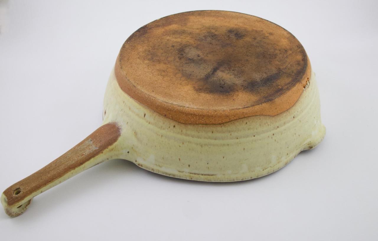 The Pottery Works Flameware Spouted 12″ Skillet Terry Silverman Fitzwilliam NH
