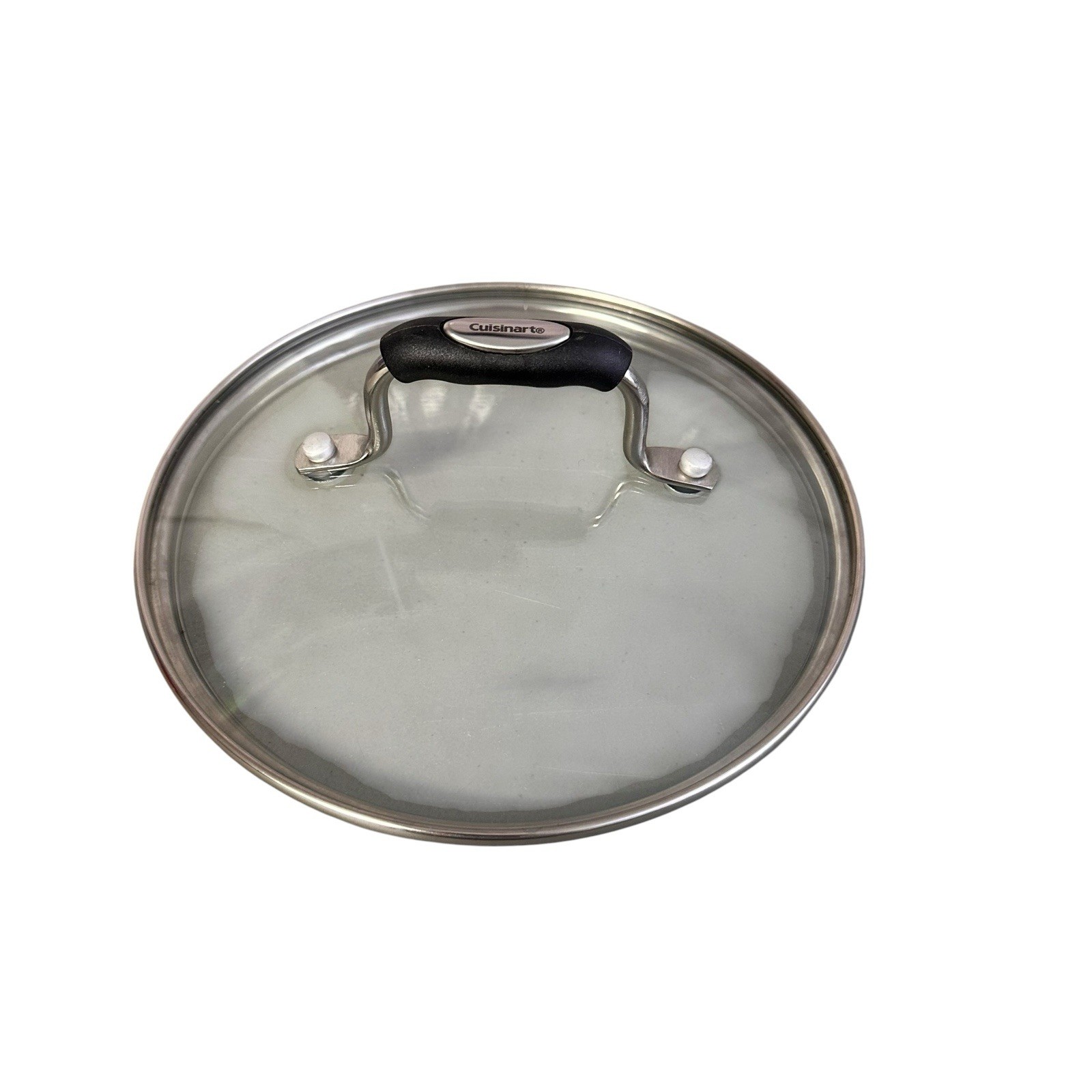 Cuisinart Glass Replacement Lid 7½” Outer Rim 6¾” Inner Rim Pan Pot LID ONLY